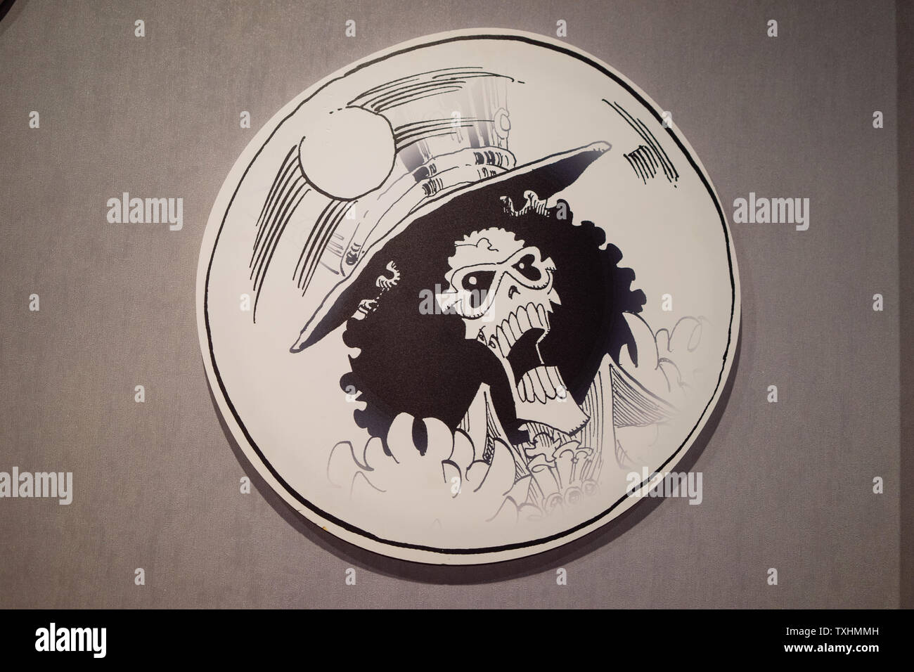 Disegnate a mano avatar di re del mare carattere ladro Foto Stock