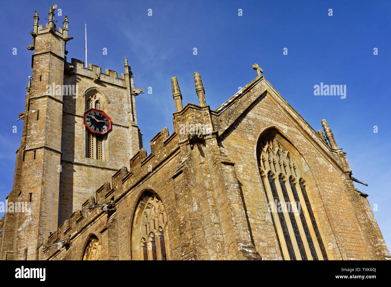 UK,Somerset,Crewkerne,la chiesa di San Bartolomeo Foto Stock