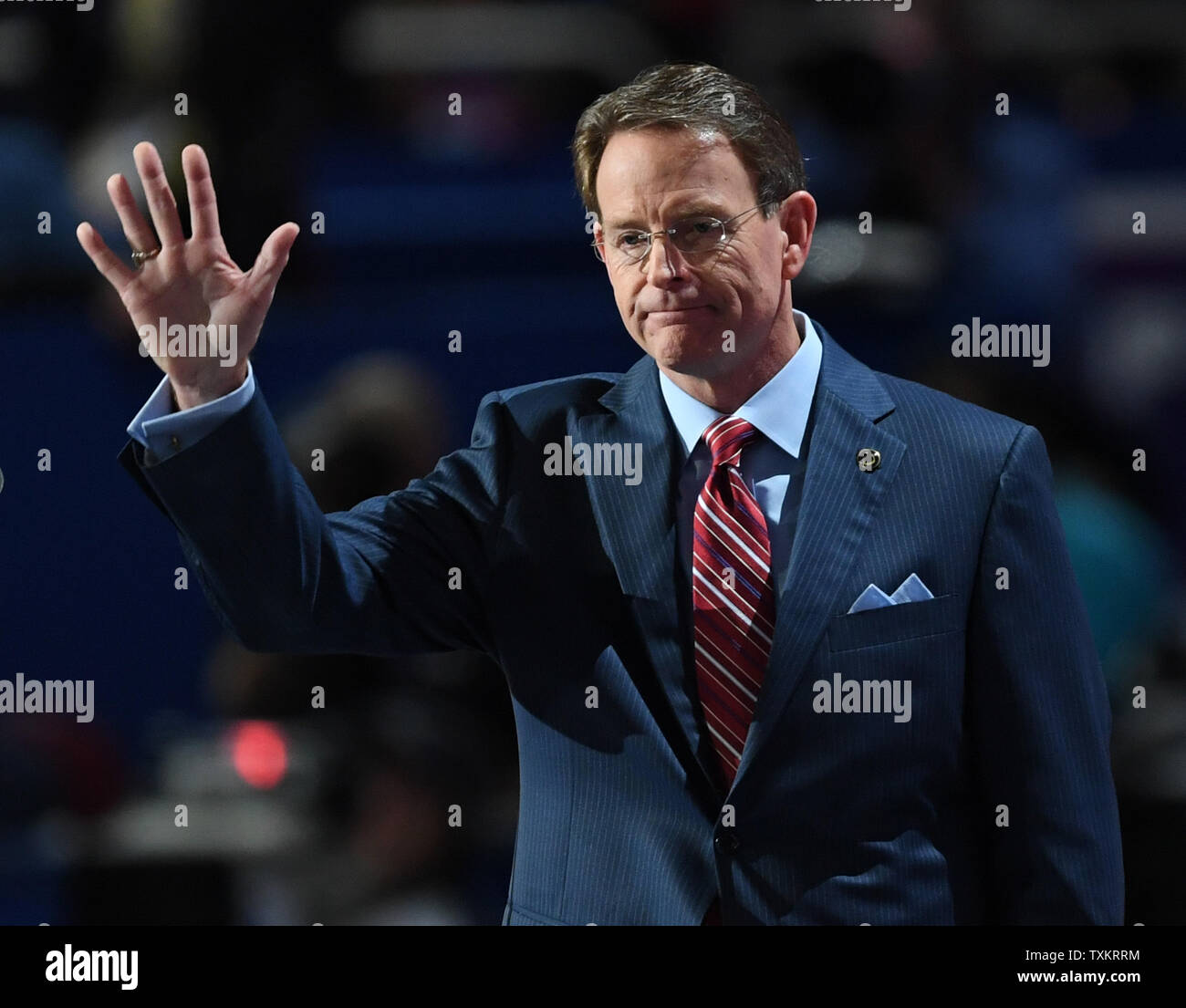 Louisiana politico Tony Perkins parla nel giorno finale della Convention Nazionale Repubblicana a dall'Arena Quicken Loans in Cleveland Ohio sulla luglio 21, 2016. Donald Trump accetterà la nomina del Partito Repubblicano per la presidente di questa sera. Foto di Pat Benic/UPI Foto Stock