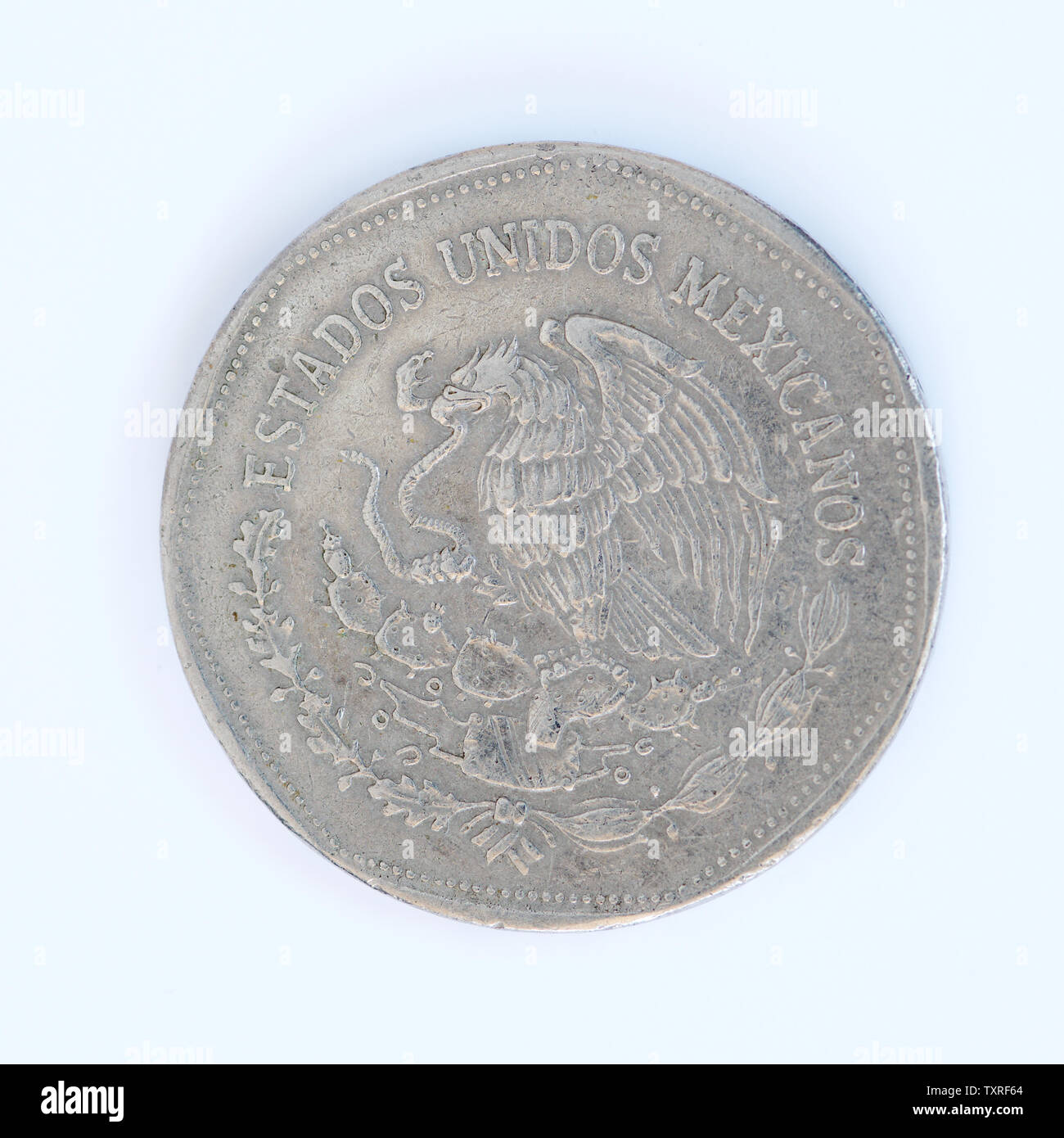 Messico 5 pesos Coin - 1980 Foto Stock