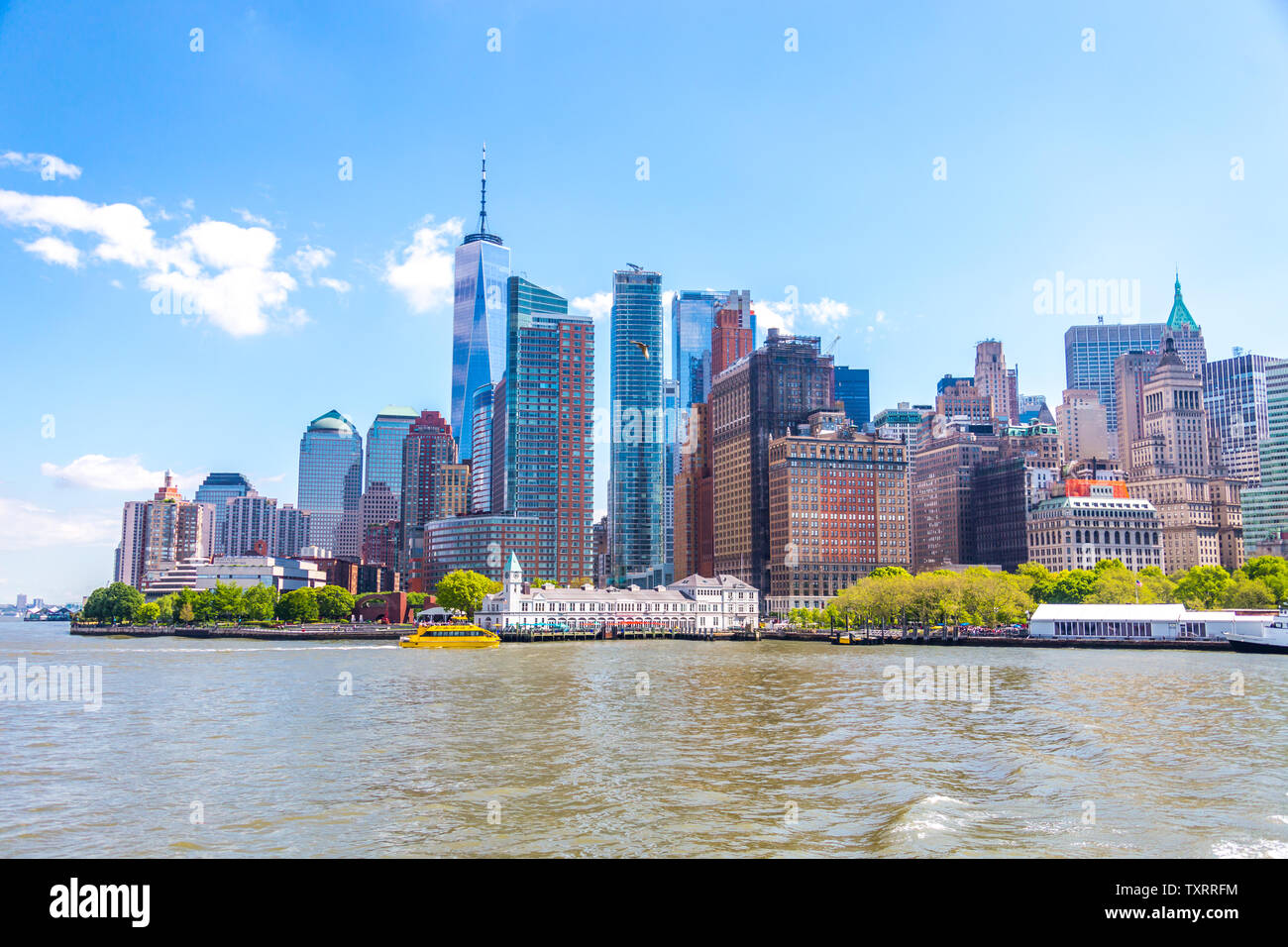 NEW YORK, Stati Uniti d'America - 16 Maggio 2019: grattacieli di Manhattan a New York in Stati Uniti d'America Foto Stock