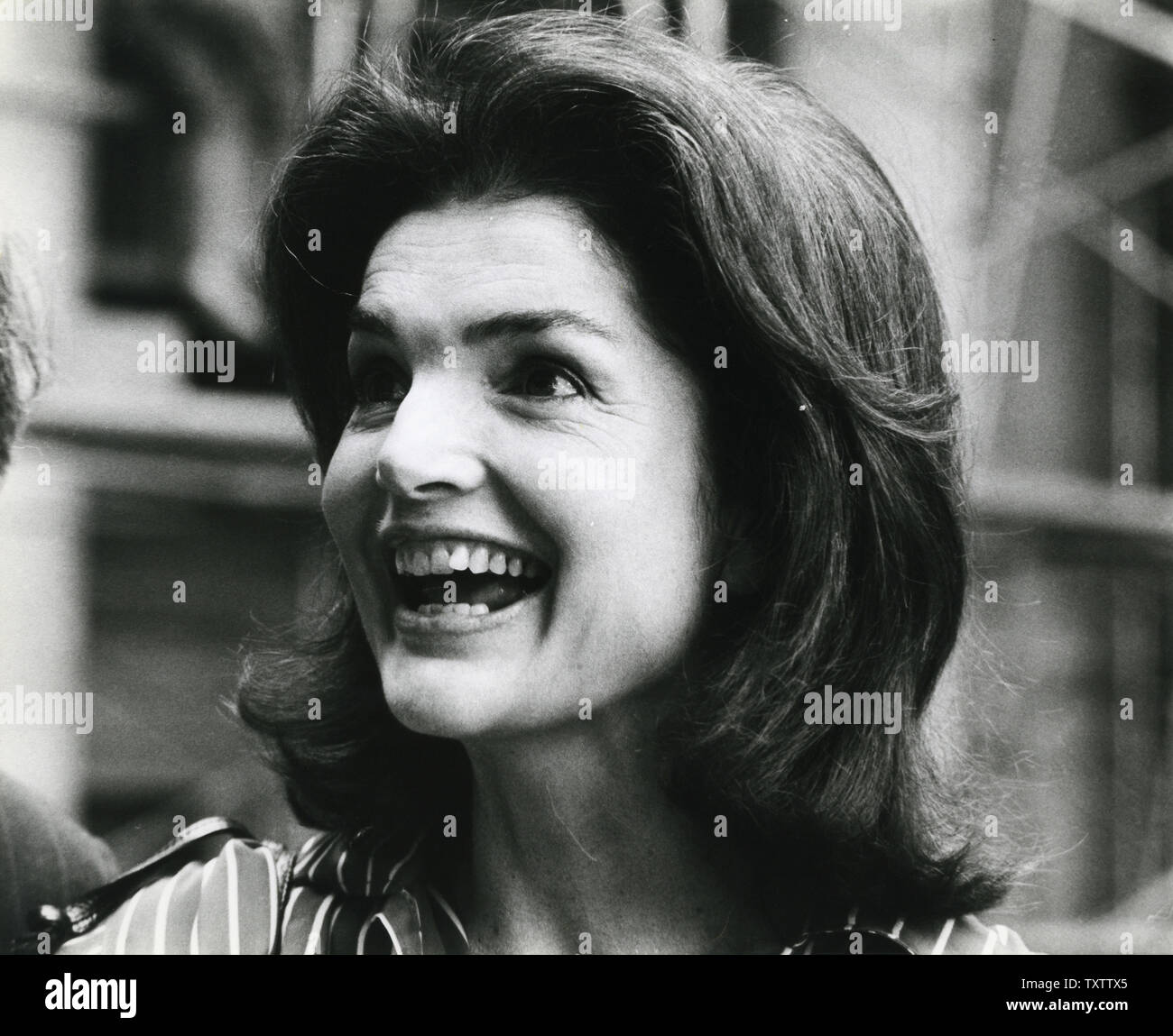 Jacqueline Kennedy Onassis è visto in un Giugno 21, 1979 foto in New York City. UPI Foto Stock