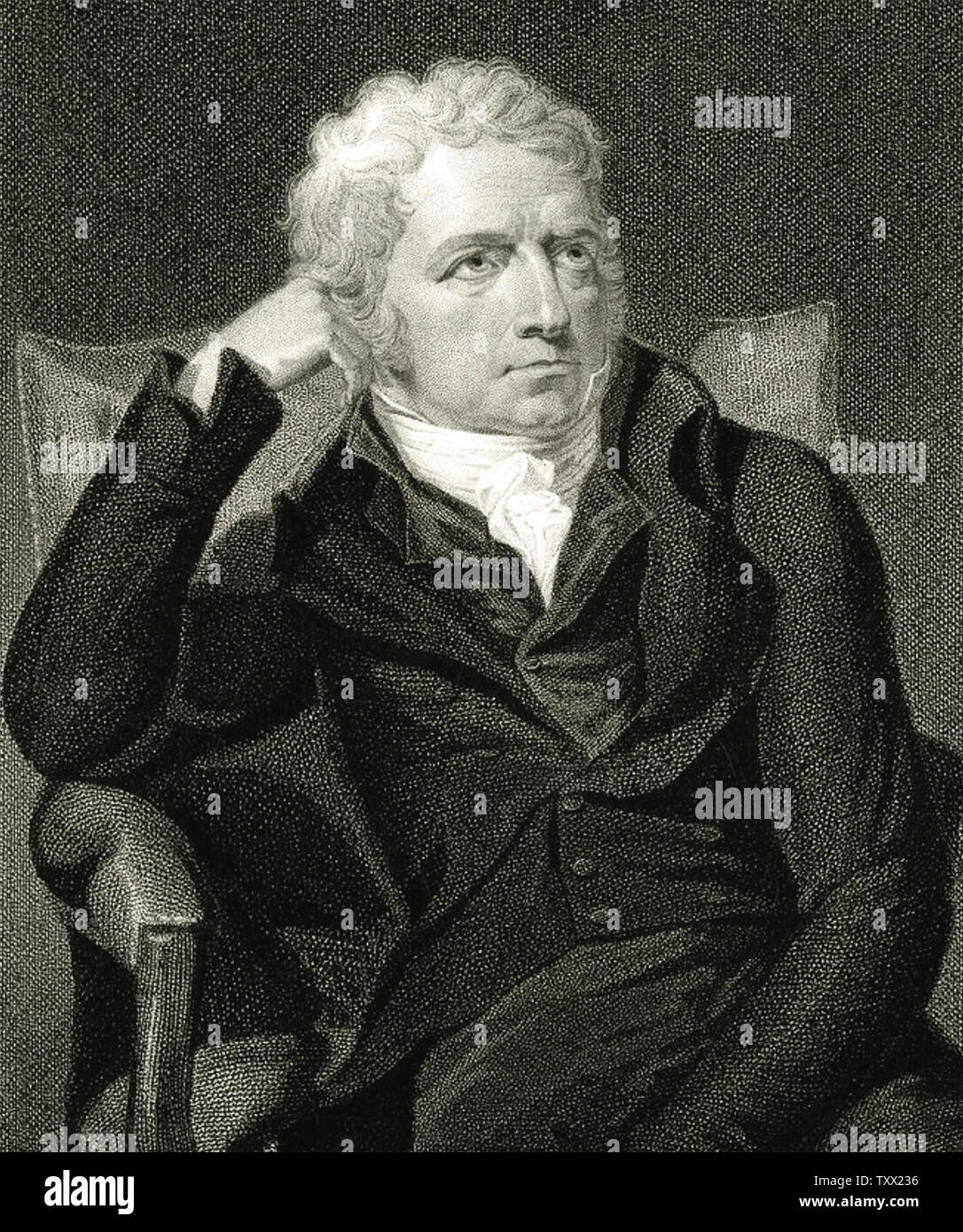 JOHANN FÜSSLI (1741-1825) pittore svizzero e scrittore Foto Stock