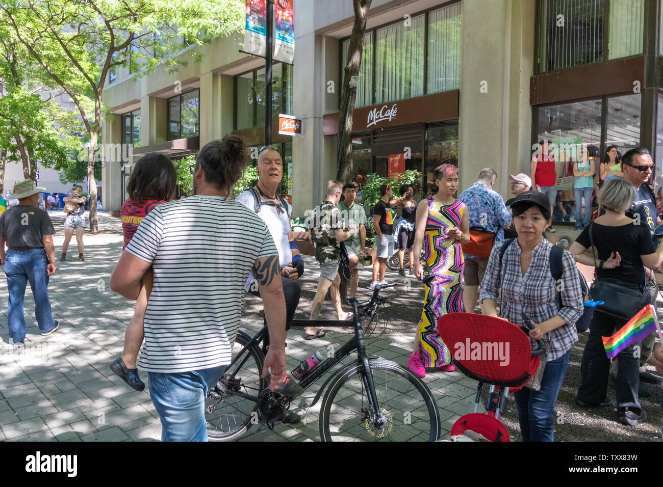 Sono orgoglioso di essere Torontonian. Si tratta di un tale variegato e città inclusiva! Foto Stock