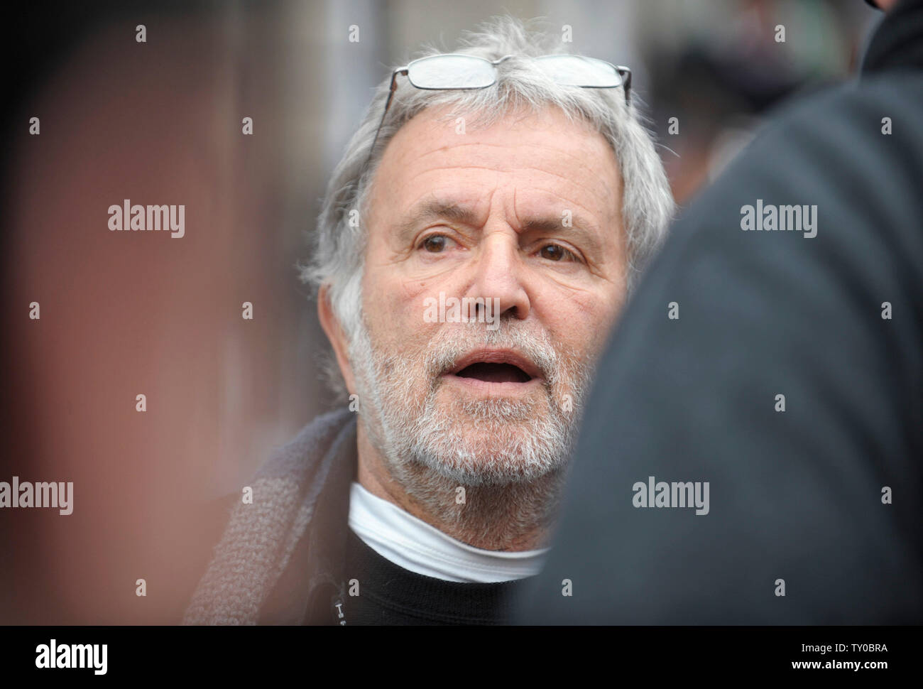 Il presidente dell'Accademia Sid Ganis teste a una conferenza stampa e i preparativi fervono per l'ottantesimo Academy Awards di Hollywood di Febbraio 22, 2008. (UPI Photo/ Phil McCarten) Foto Stock