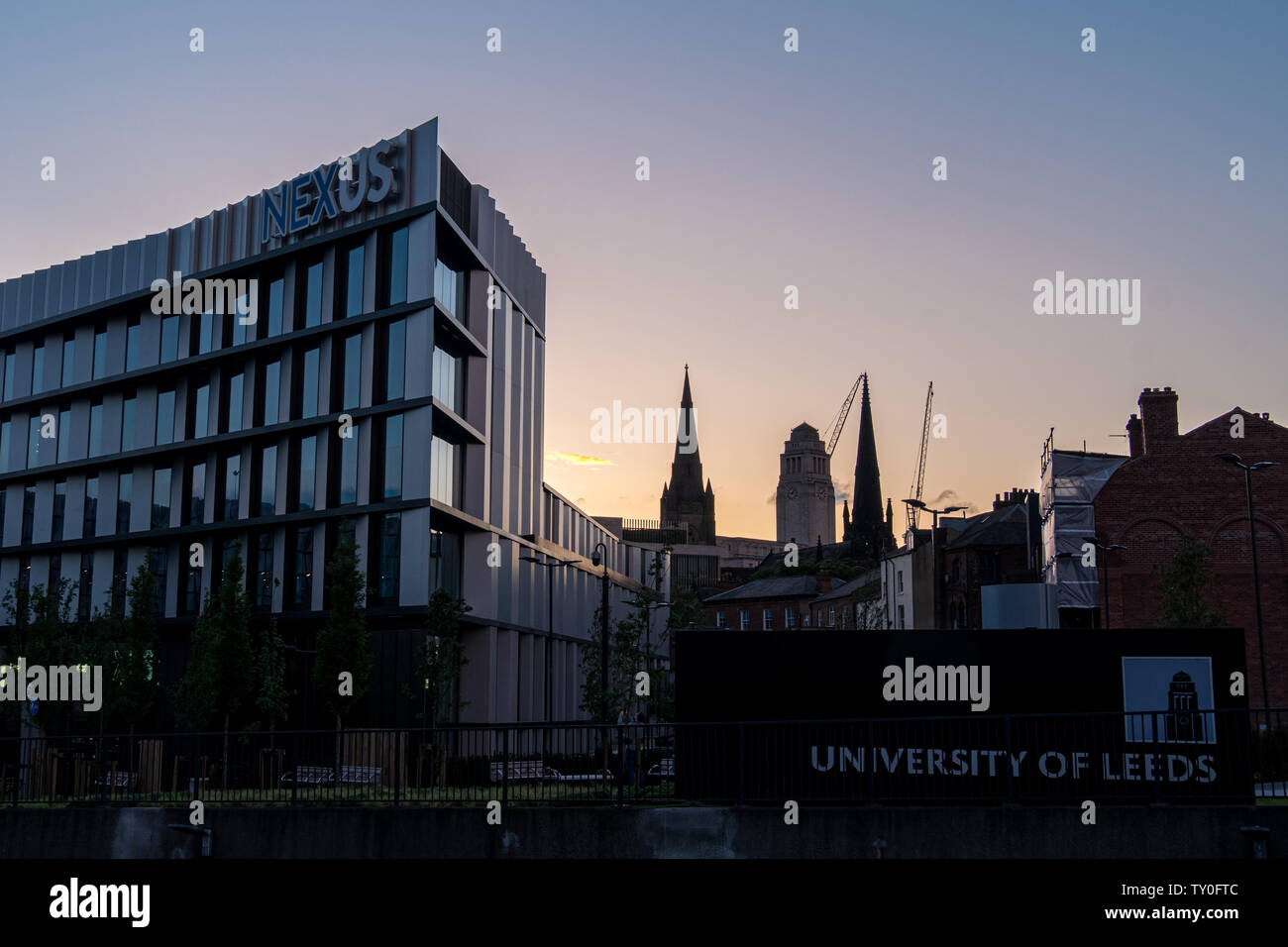 LEEDS, Regno Unito - 2 giugno 2019: morbo di Parkinson edificio nell'Università di Leeds, una ricerca pubblica università di Leeds, West Yorkshire, Regno Unito Foto Stock