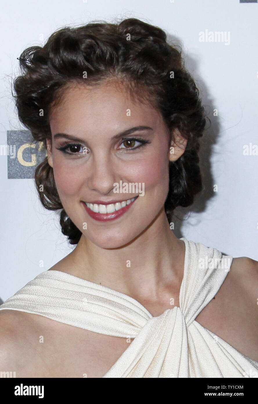 Daniela Ruah arriva sul tappeto rosso al G'Day USA 2010 Los Angeles Black Tie Gala in Hollywood, il 16 gennaio 2010. I successi di eventi di alto profilo per i singoli contributi significativi per le loro industrie e per l'eccellenza nel promuovere l'Australia negli Stati Uniti. (UPI/David Silpa) Foto Stock