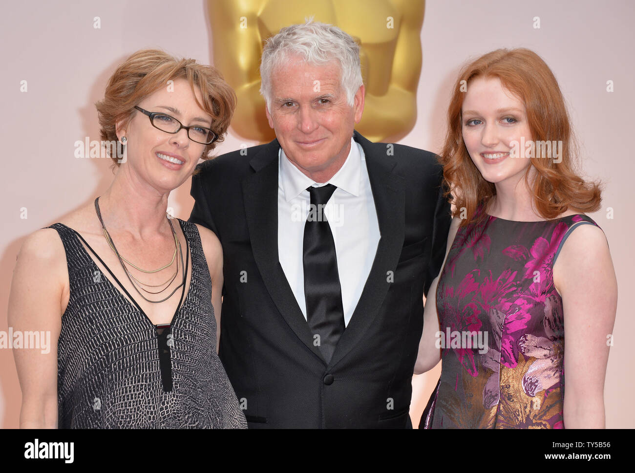 Robert Yeaman, 'Il Grand Hotel di Budapest' cinematografia, arriva al 87th Academy Awards a Hollywood & Highland Center di Los Angeles il 22 febbraio 2015. Foto di Kevin Dietsch/UPI Foto Stock