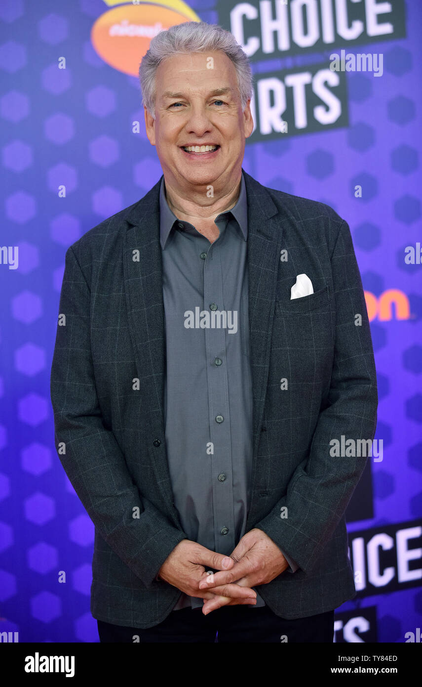 Personalità televisiva Marc estati assiste Nickelodeon's Kids' scelta Sports Awards 2018 a Barker Hangar di Santa Monica, in California, il 19 luglio 2018. Foto di Chris Chew/UPI Foto Stock