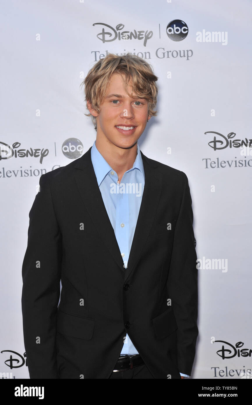 LOS ANGELES, CA. Agosto 08, 2009: Austin Butler, stella di Ruby & the Rockits, all'ABC TV 2009 Summer Press Tour cocktail party presso l'Hotel Langham, Pasadena. © 2009 Paul Smith / Featureflash Foto Stock
