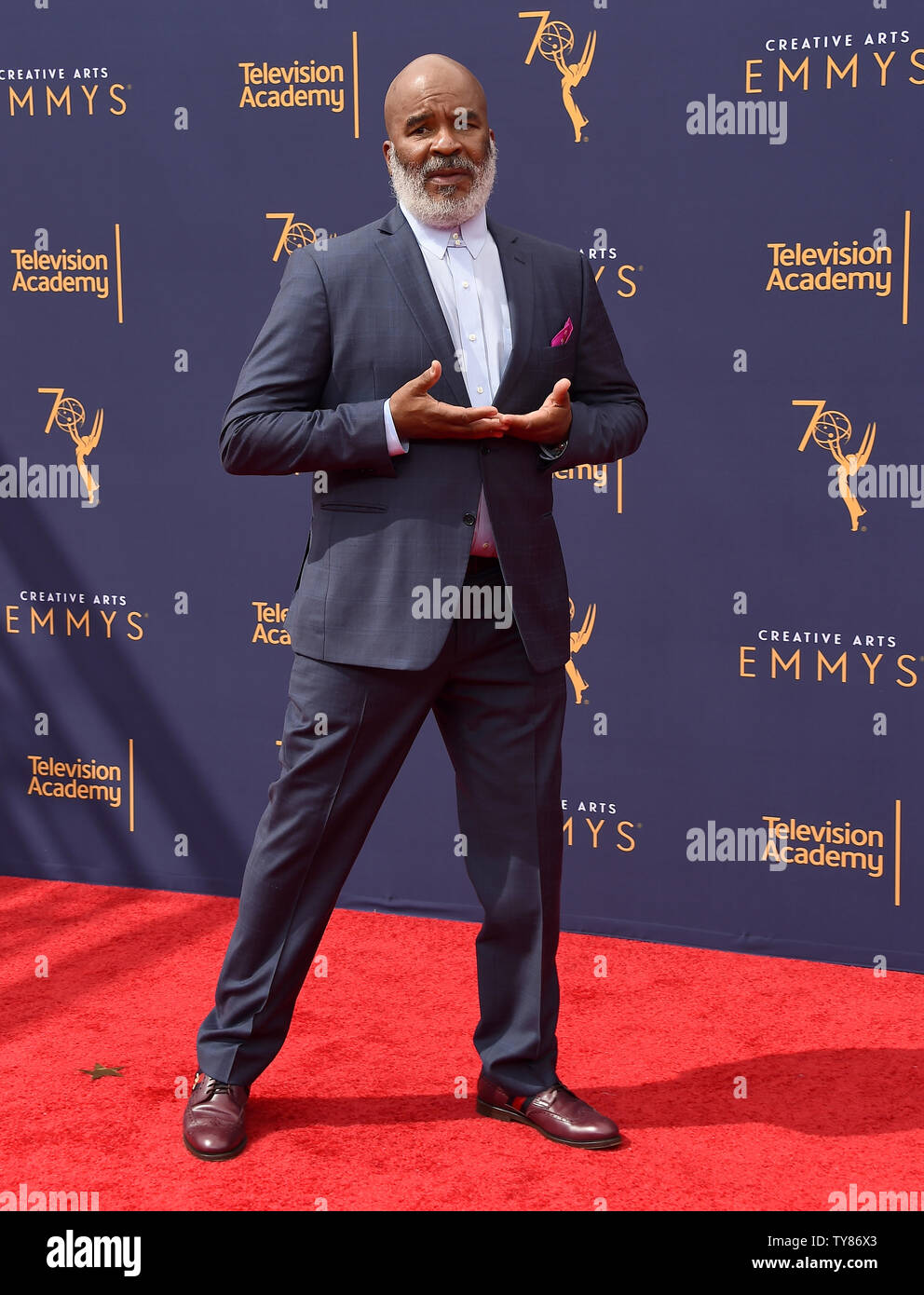 L'attore David Alan Grier assiste il Creative Arts Emmy Awards presso il Microsoft Theatre di Los Angeles il 9 settembre 2018. Foto da Gregg DeGuire/UPI Foto Stock