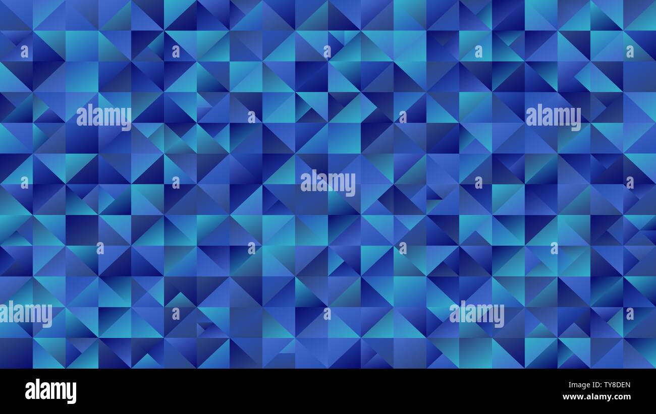 Gradiente triangolo astratto sfondo pagina web - blu poligonale disegno vettoriale Illustrazione Vettoriale