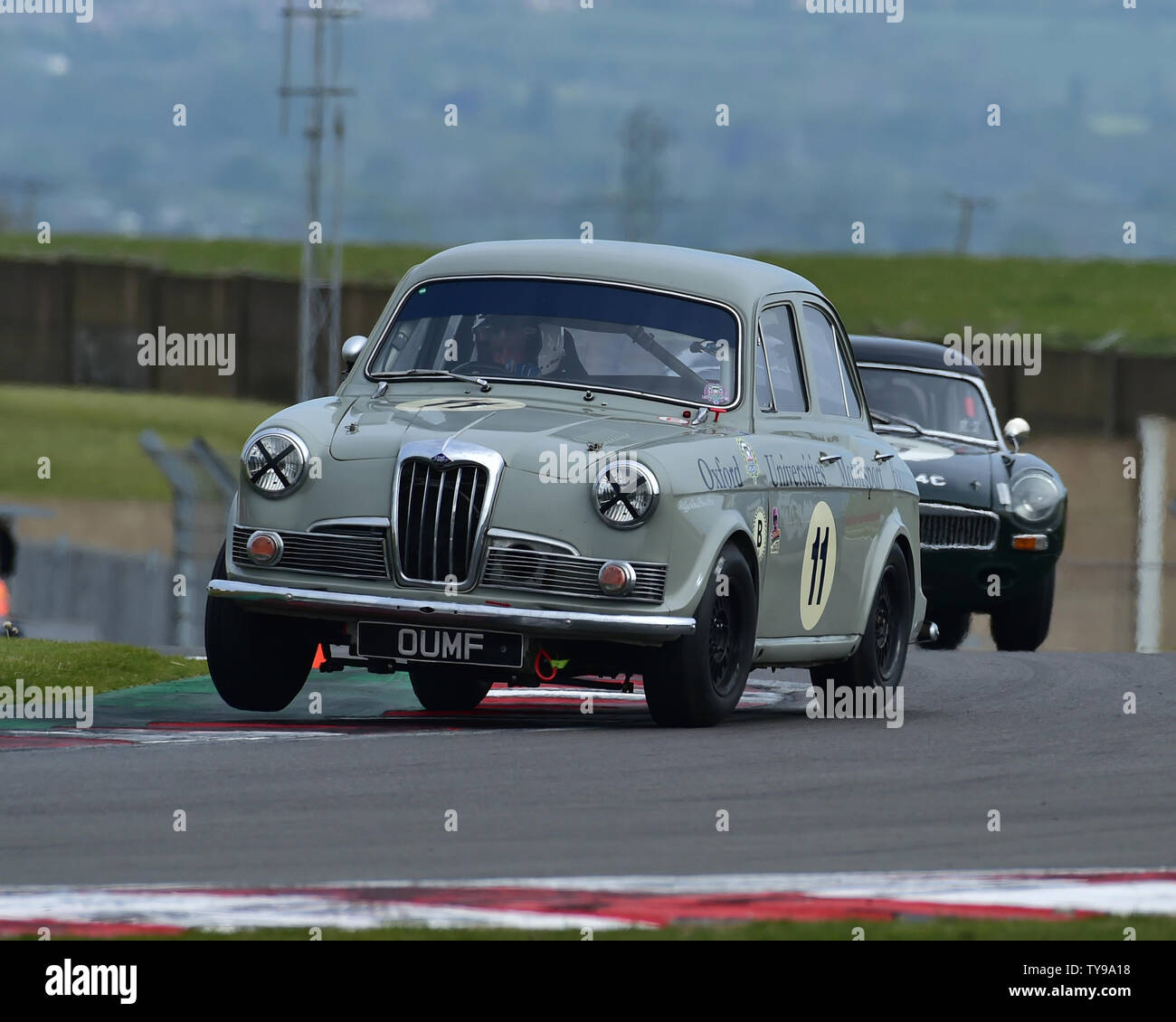 Ding Boston, Riley unidirezionale-cinque OUMF, HRDC tutte le stelle, Pre-66, auto sportive, vetture GT, Touring Cars, Donington storica festa, maggio 2019, motore raci Foto Stock