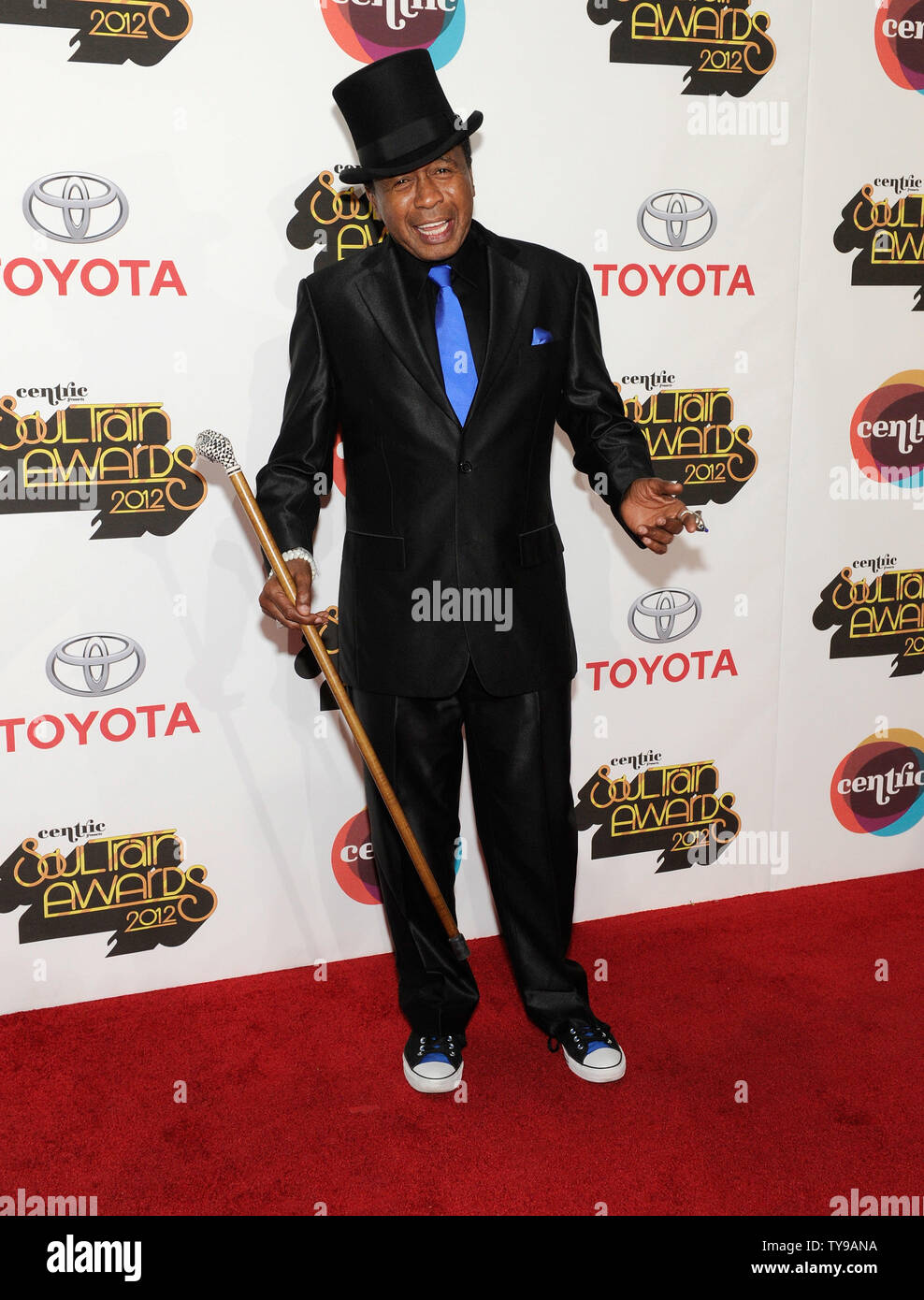 Intrattenitore Ben Vereen arriva al Soul Train Awards 2012 a PH Live presso il Planet Hollywood Resort & Casino di Las Vegas, Nevada su nov. 08, 2012. UPI/David Becker Foto Stock