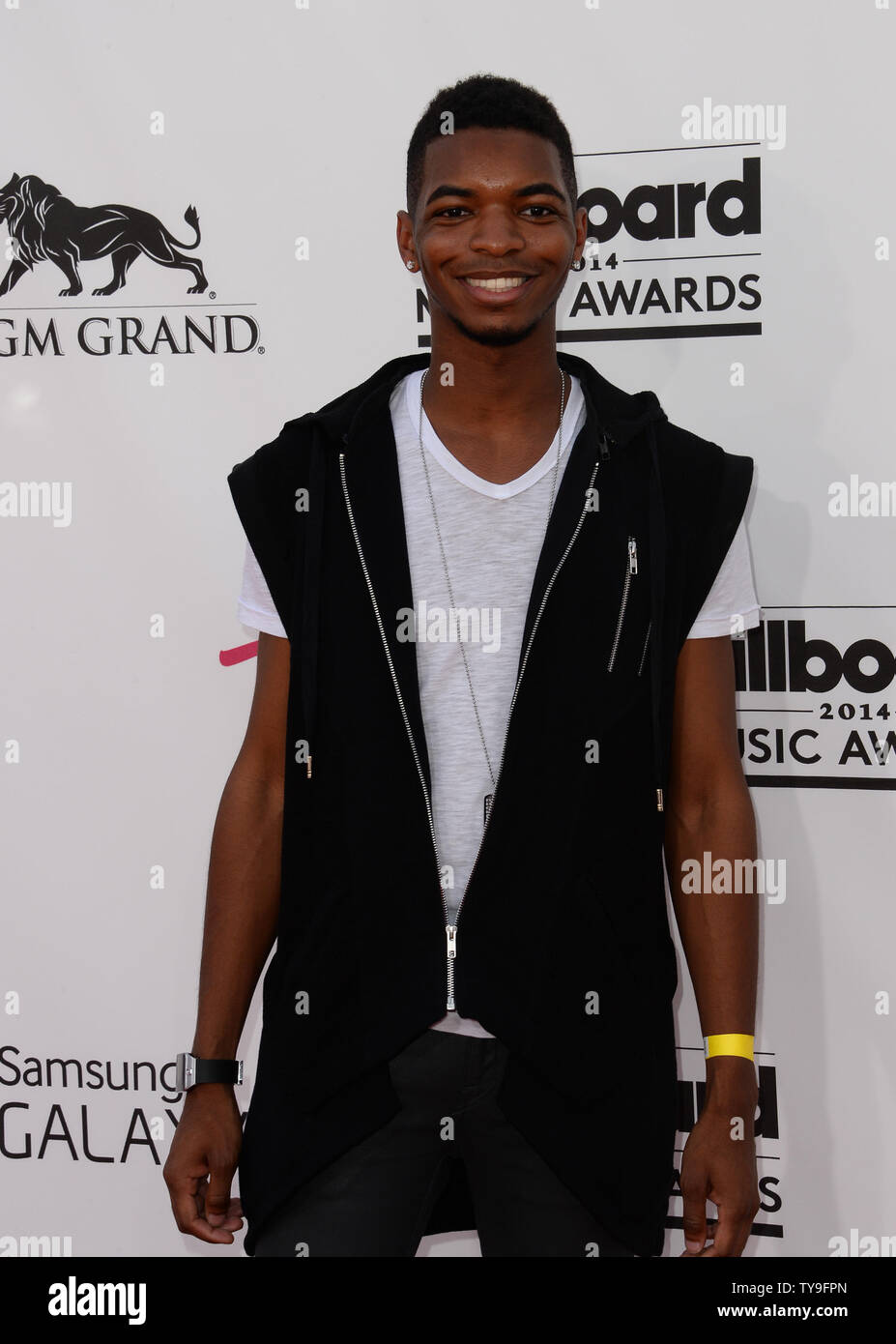 Personalità di YouTube Kingsley assiste il 2014 Billboard Music Awards tenutosi al MGM Grand Garden Arena di Las Vegas, Nevada, il 18 maggio 2014. UPI/Jim Ruymen Foto Stock