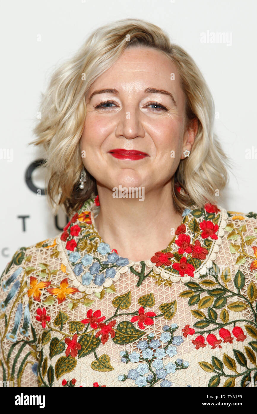 L'attrice Josie Rourke arriva per il Focus Features tappeto rosso Pranzo al Cinemacon 2018, il Caesars Palace di Las Vegas, Nevada, il 25 aprile 2018. Foto di James Atoa/UPI Foto Stock