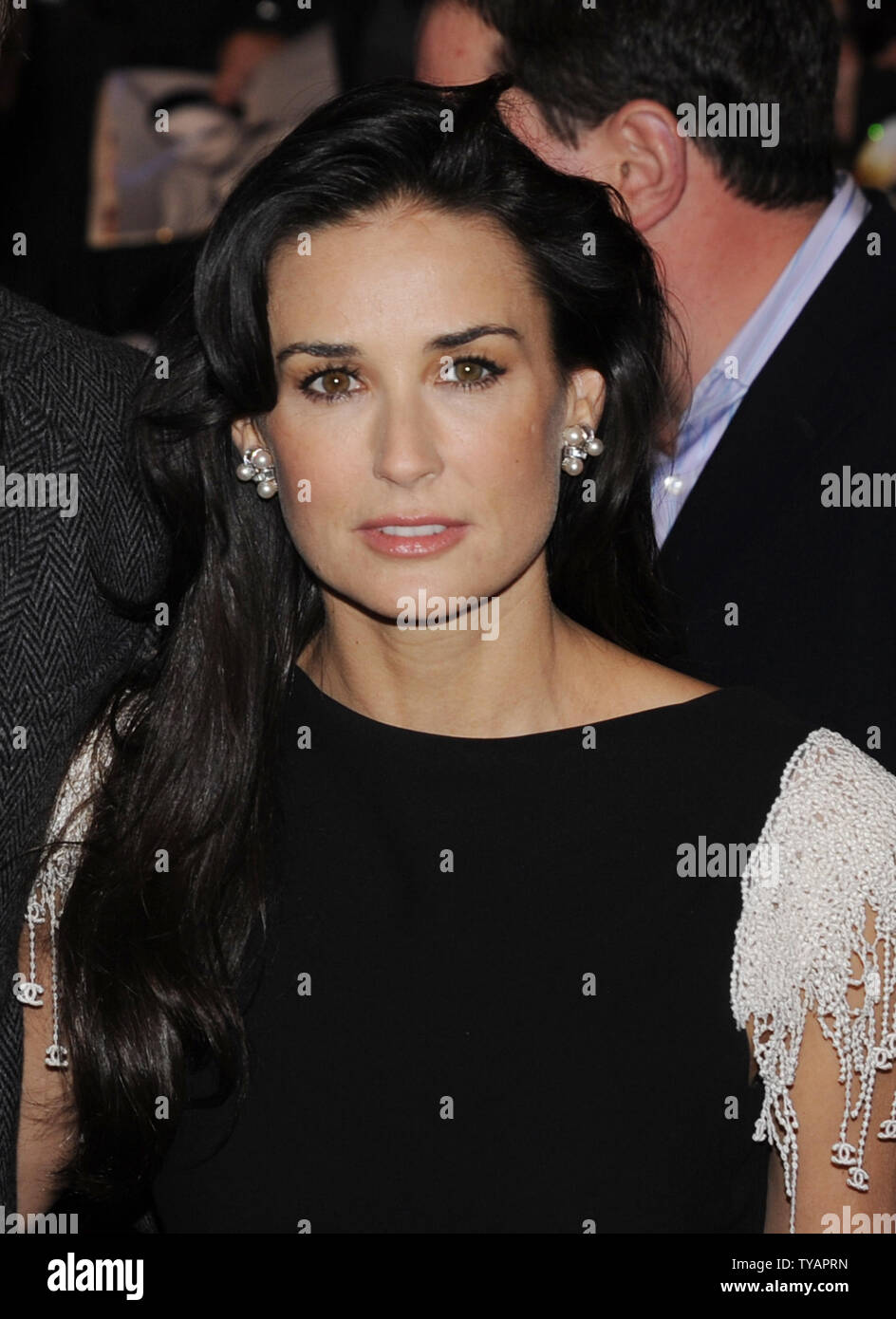 Actrice americano Demi Moore assiste la premiere del "perfetto" di Odeon, Covent Garden di Londra il 26 novembre 2008. (UPI foto/Rune Hellestad) Foto Stock