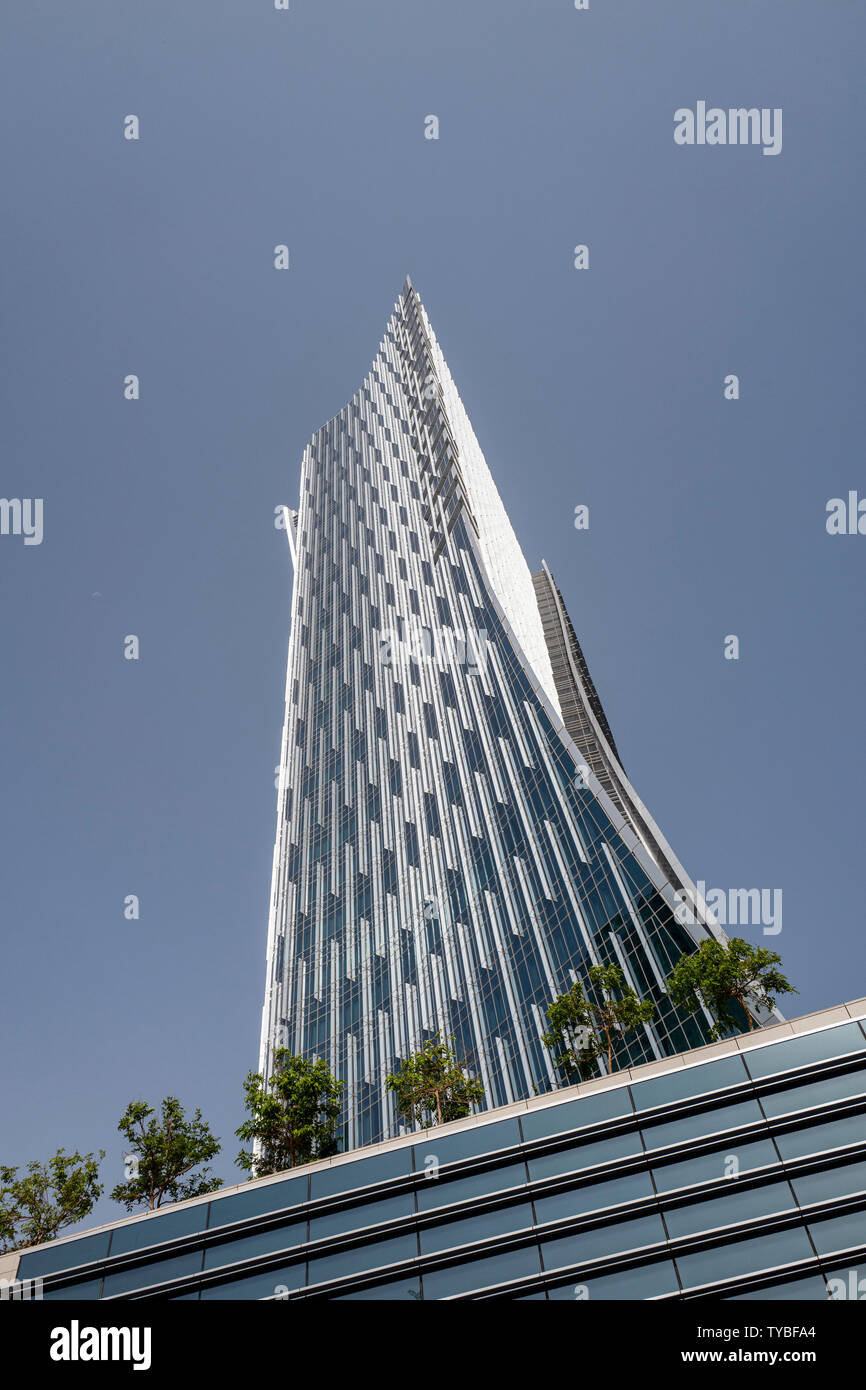 Il lussuoso hotel a 5 stelle Hotel in palissandro su Al Maryah Isola, Abu Dhabi, Emirati Arabi Uniti Foto Stock