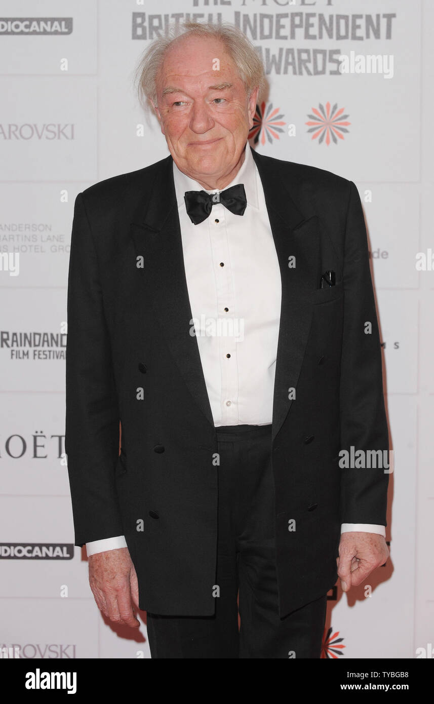 Attore inglese michael Gambon assiste il quindicesimo Moet British Independent Film Awards presso Old Billingsgate a Londra il 9 dicembre 2012. UPI/Paolo Treadway Foto Stock