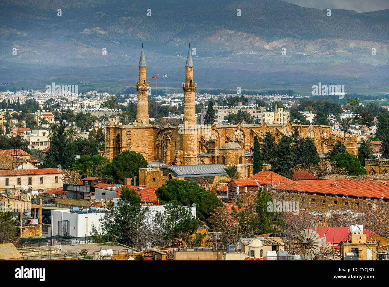 Moschee Selimiye, Nikosia, Tuerkische Republik Nordzypern Foto Stock