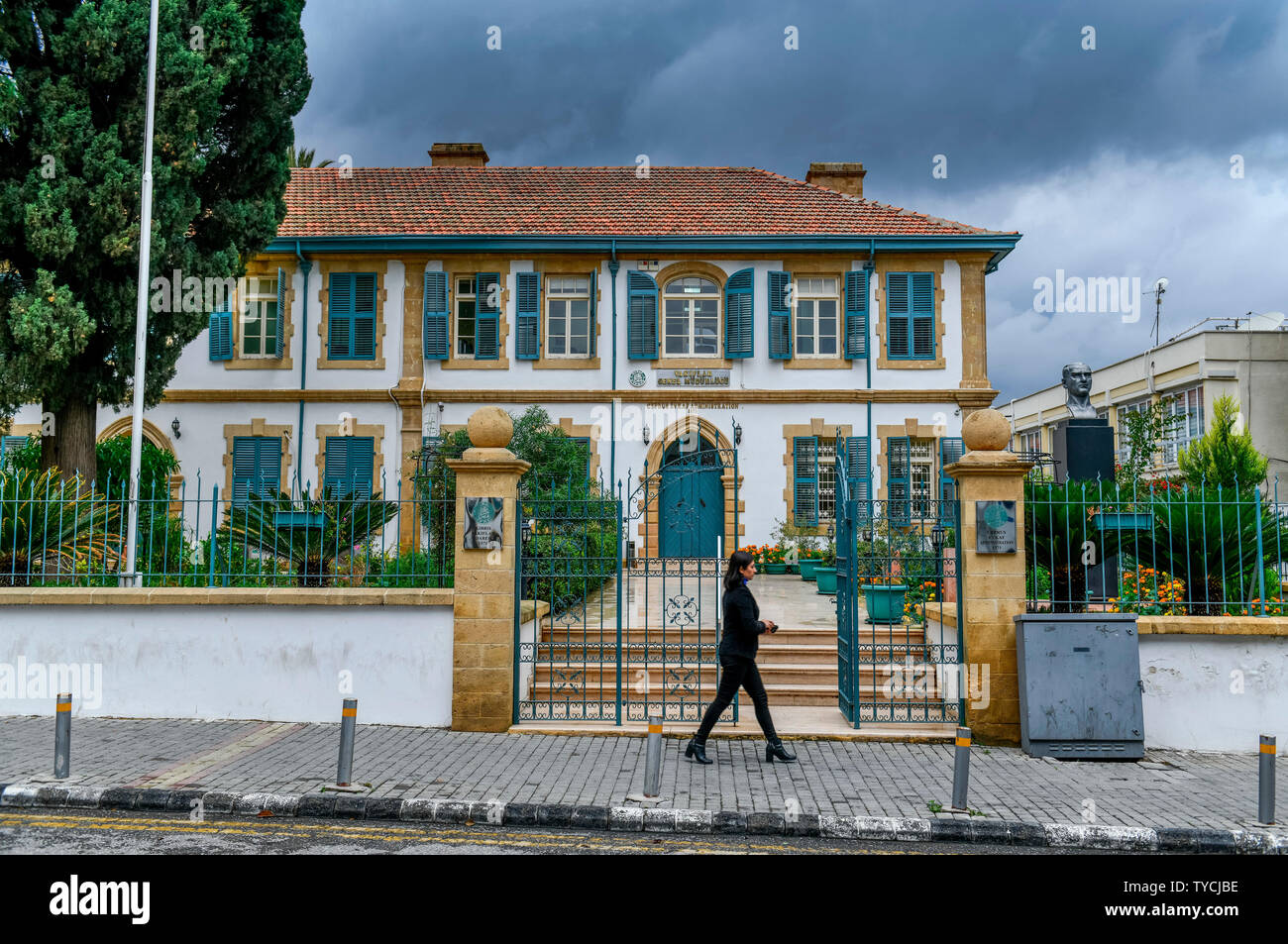 EVKAF Verwaltung, Nikosia, Tuerkische Republik Nordzypern Foto Stock