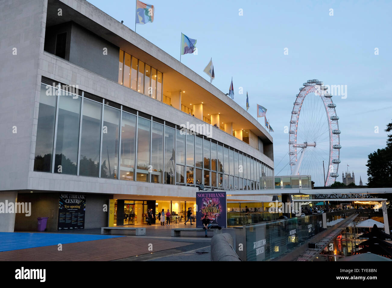 Una vista generale della Royal festival Hall. Foto Stock