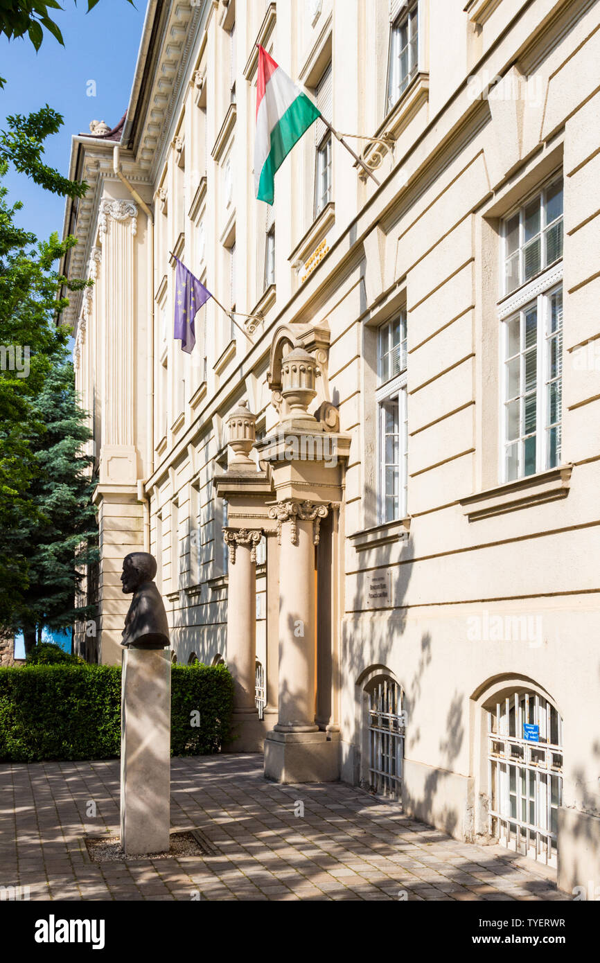 Ingresso laterale di Sopron Università Elek Benedek facoltà di pedagogia, Sopron, Ungheria Foto Stock