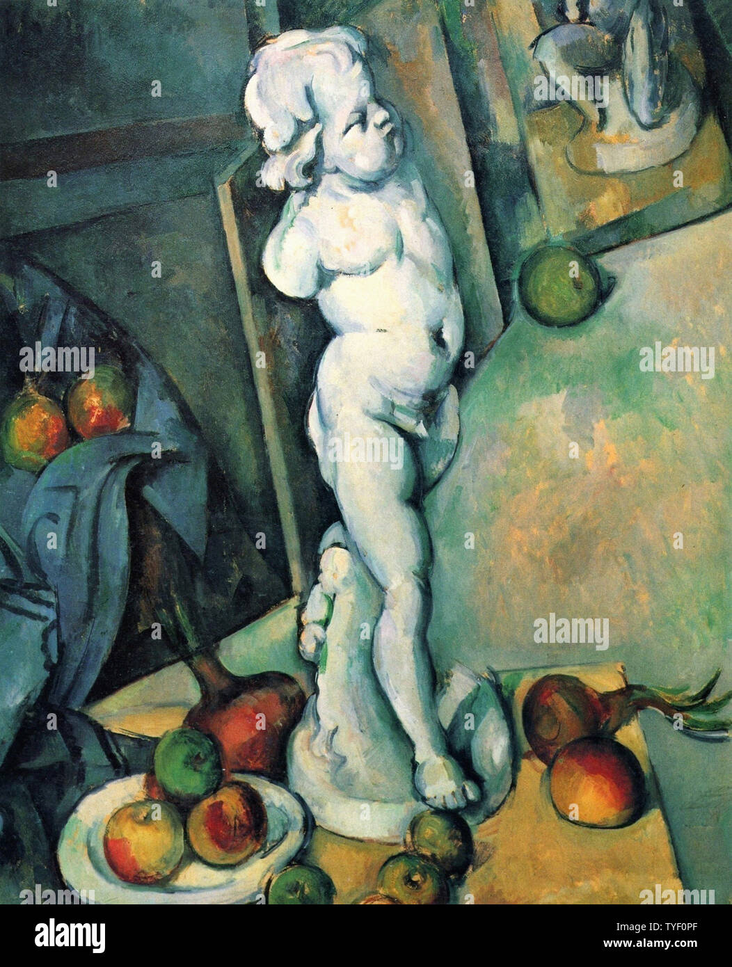 Paul Cézanne - ancora vita cherubino 1895 Foto Stock