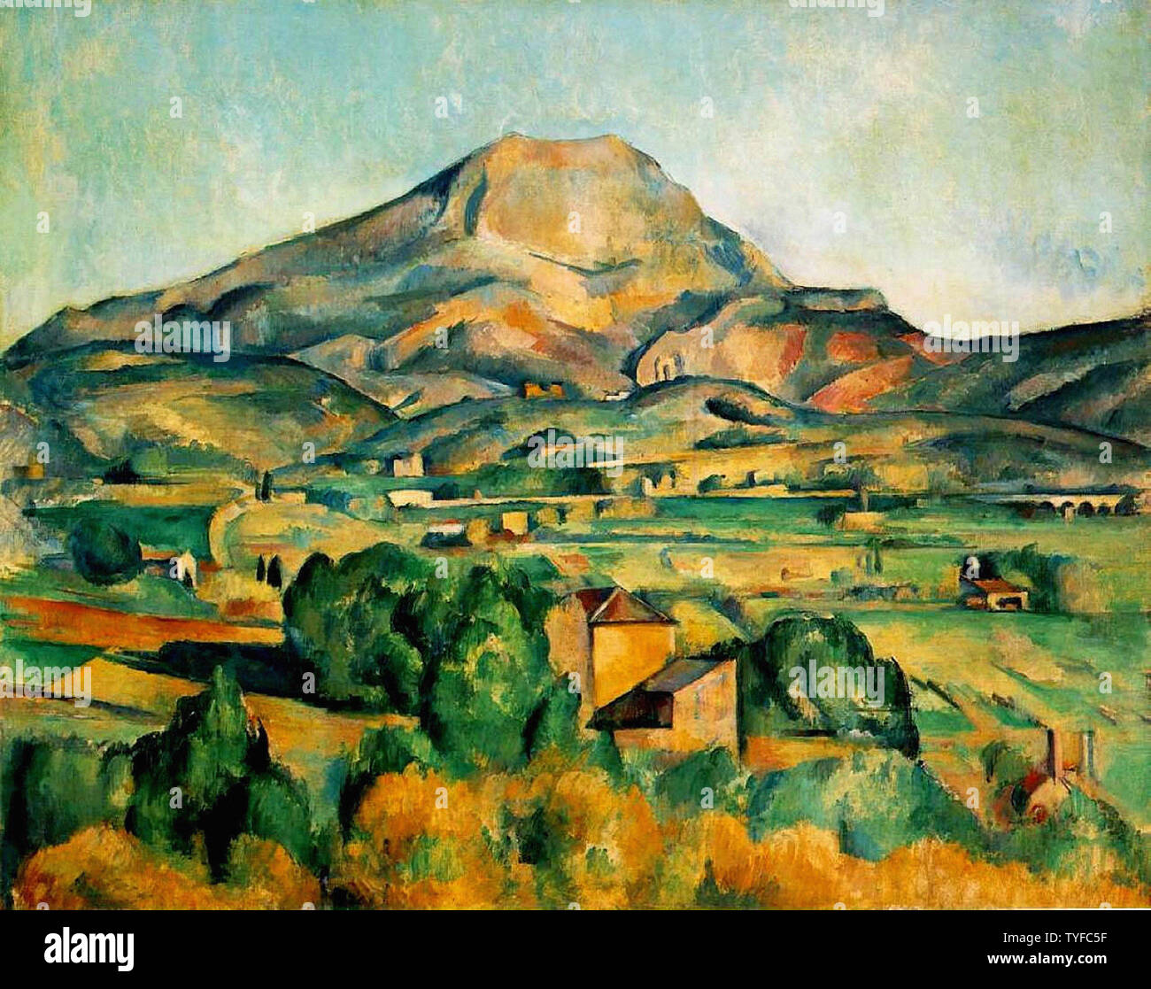 Paul Cézanne - monte Sainte Victoire 3 C 1895 Foto Stock