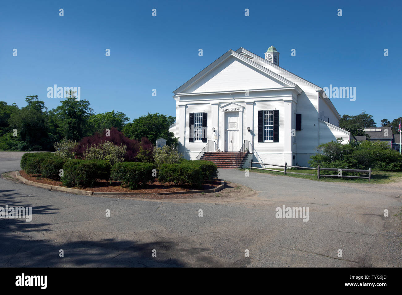 Il capo storico del cinema. Un cinema a Cape Cod, Massachusetts, STATI UNITI D'AMERICA Foto Stock