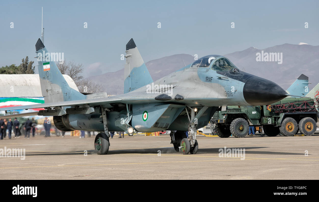 MiG-29un fulcro Foto Stock