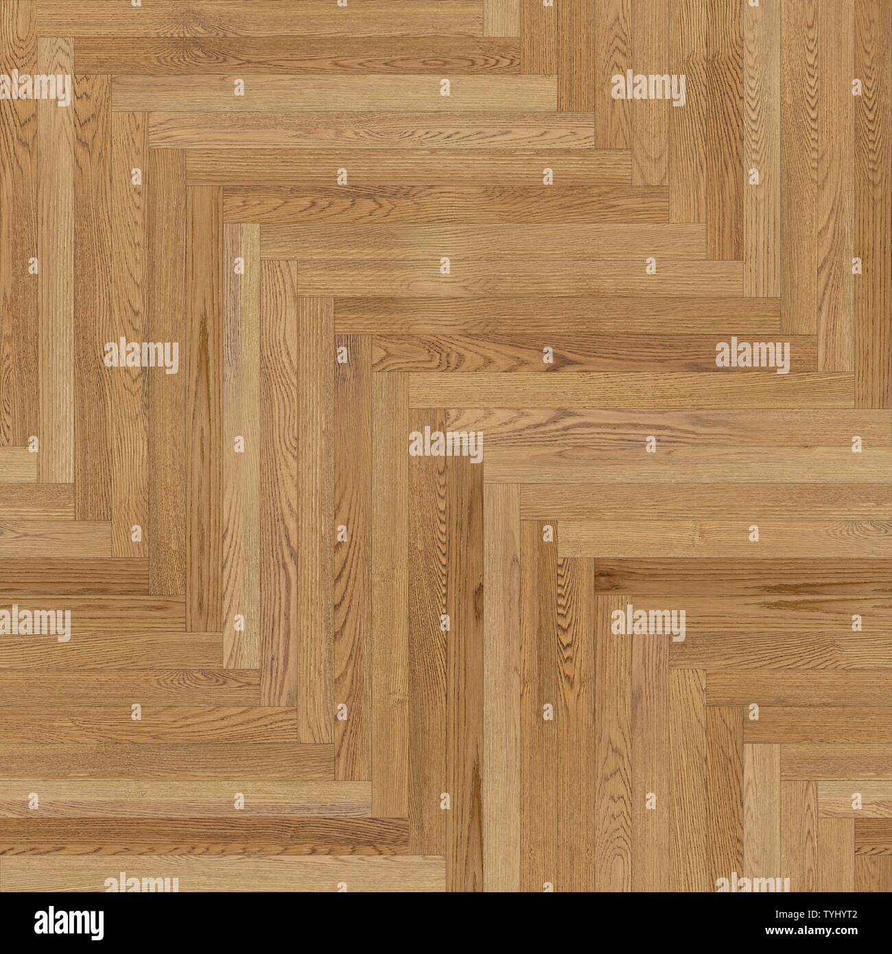 Seamless legno parquet a spina di pesce di texture marrone chiaro Foto Stock