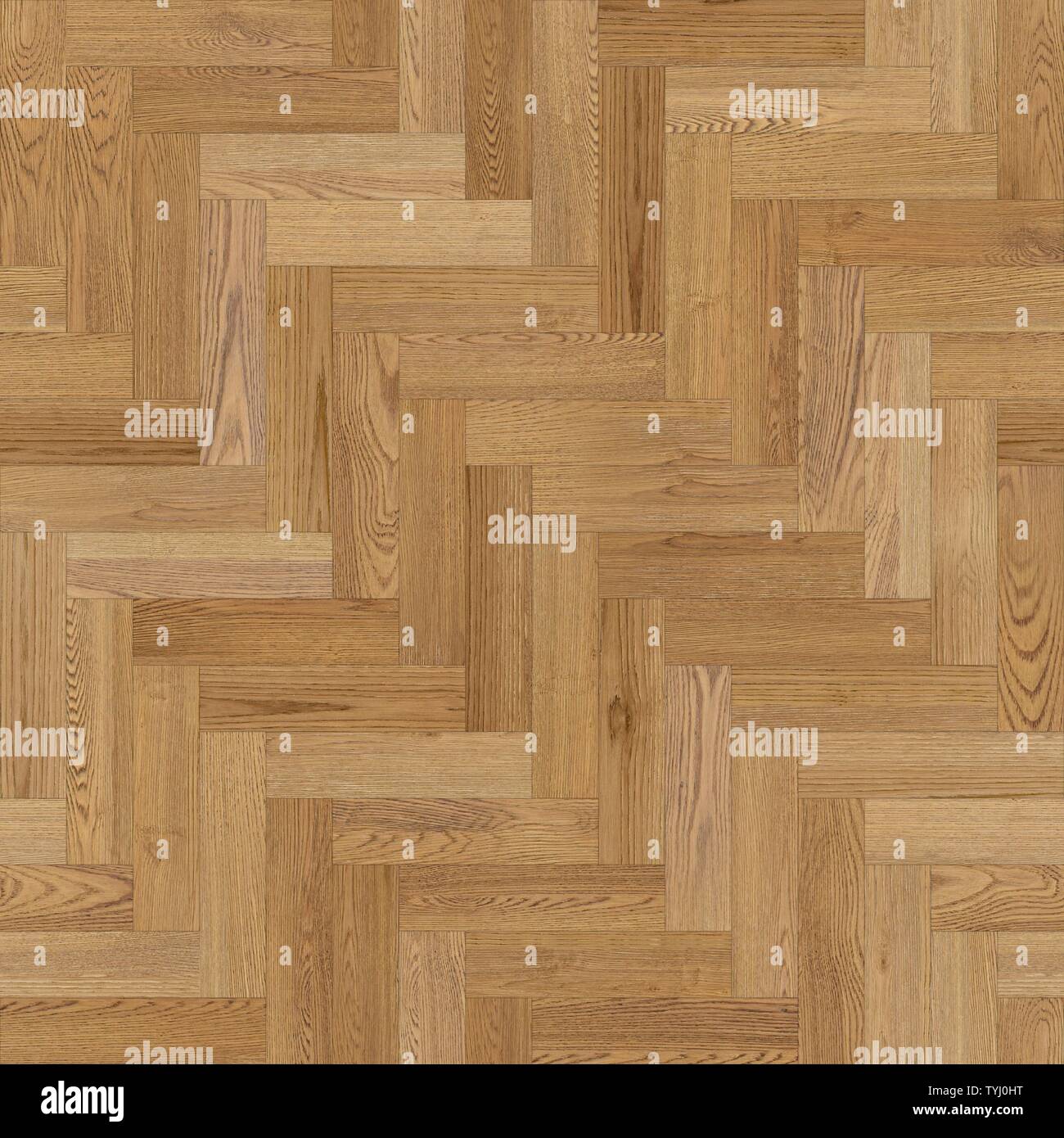 Seamless legno parquet a spina di pesce di texture marrone chiaro Foto Stock