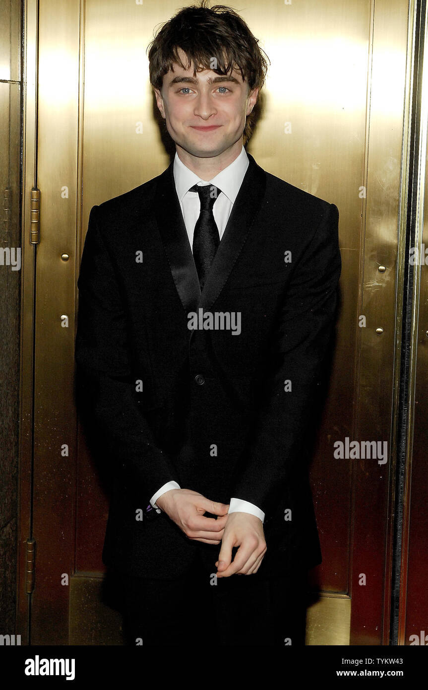 Daniel Radcliffe arriva a 2010 Tony Awards al Radio City Music Hall di New York il 13 giugno 2010. UPI/Joe Corrigan Foto Stock