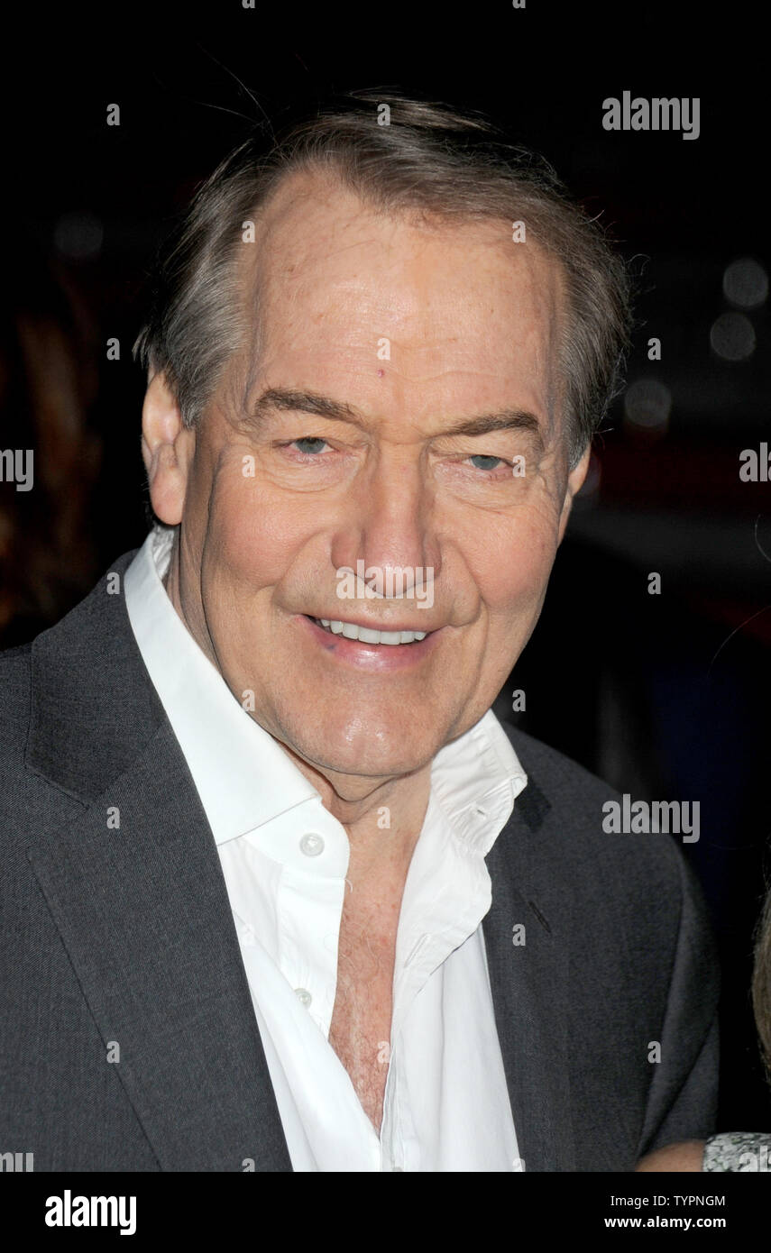 Charlie Rose arriva a Vanity Fair Party presso il 2015 Tribeca Film Festival a New York la corte suprema dello Stato Building a New York City il 14 aprile 2015. Foto di Dennis Van Tine/UPI Foto Stock