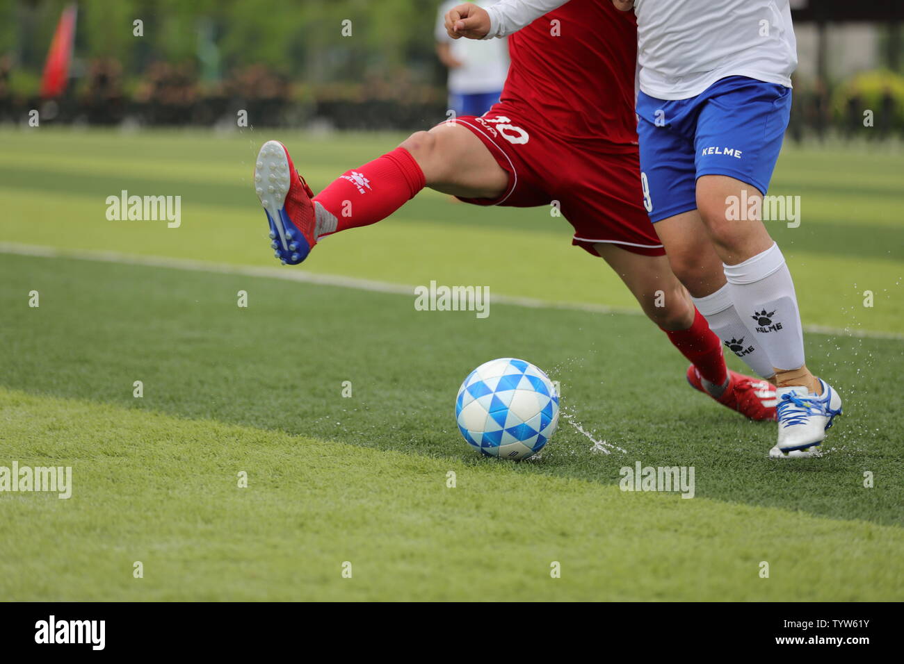 Grande campionato di calcio Foto Stock