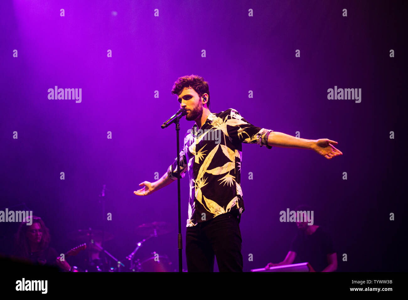 Landgraaf, Paesi Bassi 10 giugno 2019 Duncan Laurence esegue live at Pinkpop Festival 2019 © Roberto Finizio/ Alamy Foto Stock