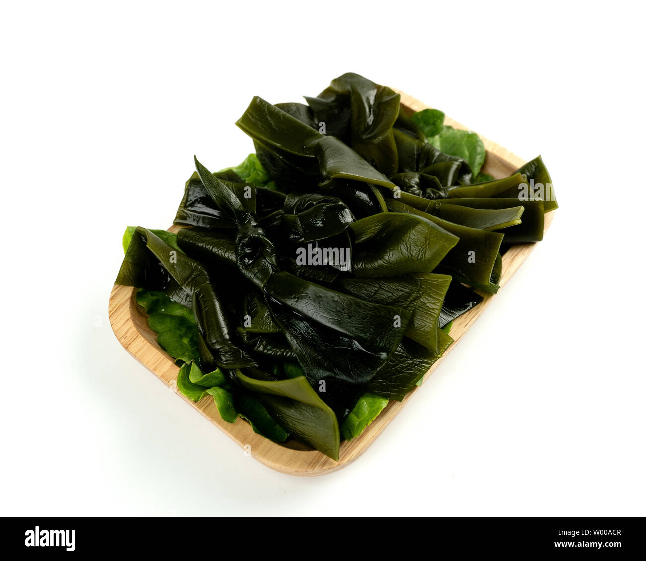 Hot pot piccante ingredienti seta kelp kelp nodo Foto Stock