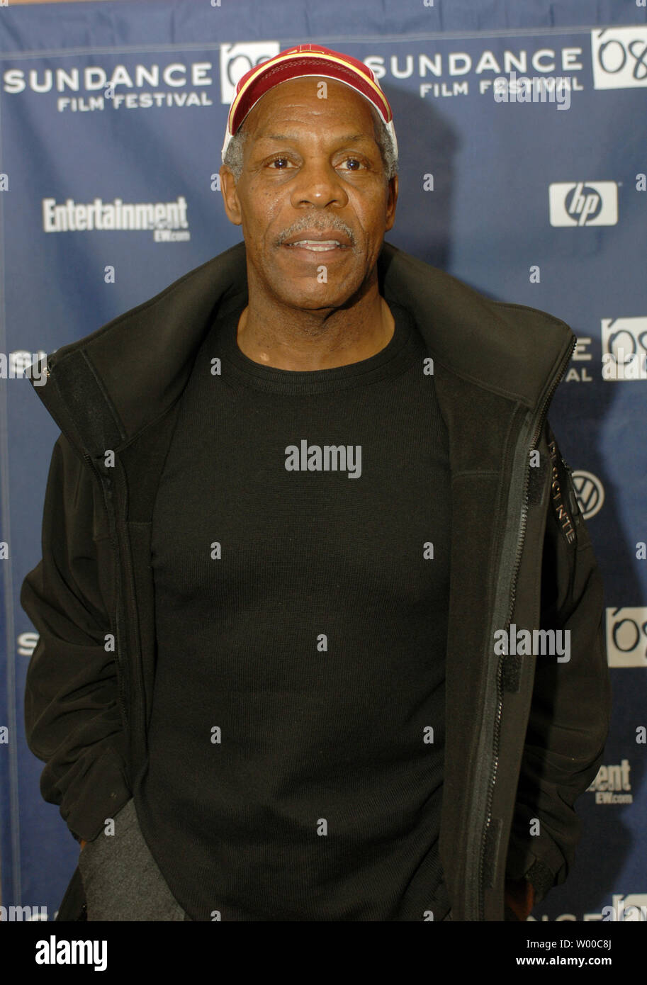 Attore Danny Glover assiste la premiere del suo film "essere gentile riavvolgimento' presso il Teatro Eccles durante il Sundance Film Festival di Park City, Utah, il 20 gennaio 2008. (UPI foto/Alexis C. Glenn) Foto Stock