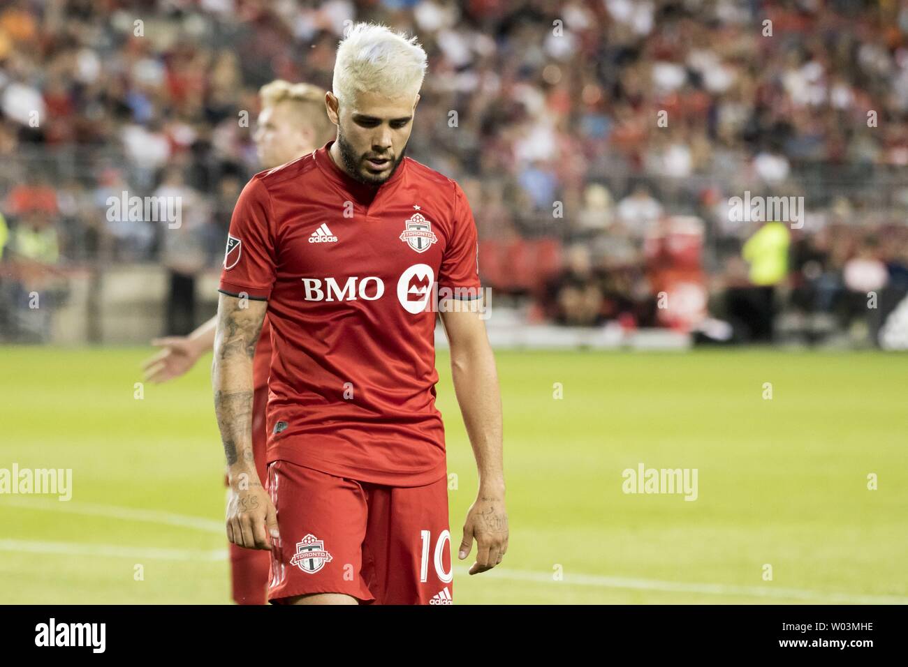 Toronto, Ontario, Canada. Il 26 giugno, 2019. ALEJANDRO POZUELO (10) in azione durante il gioco MLS tra tra Toronto FC e Atlanta United FC Credito: Angelo Marchini/ZUMA filo/Alamy Live News Foto Stock