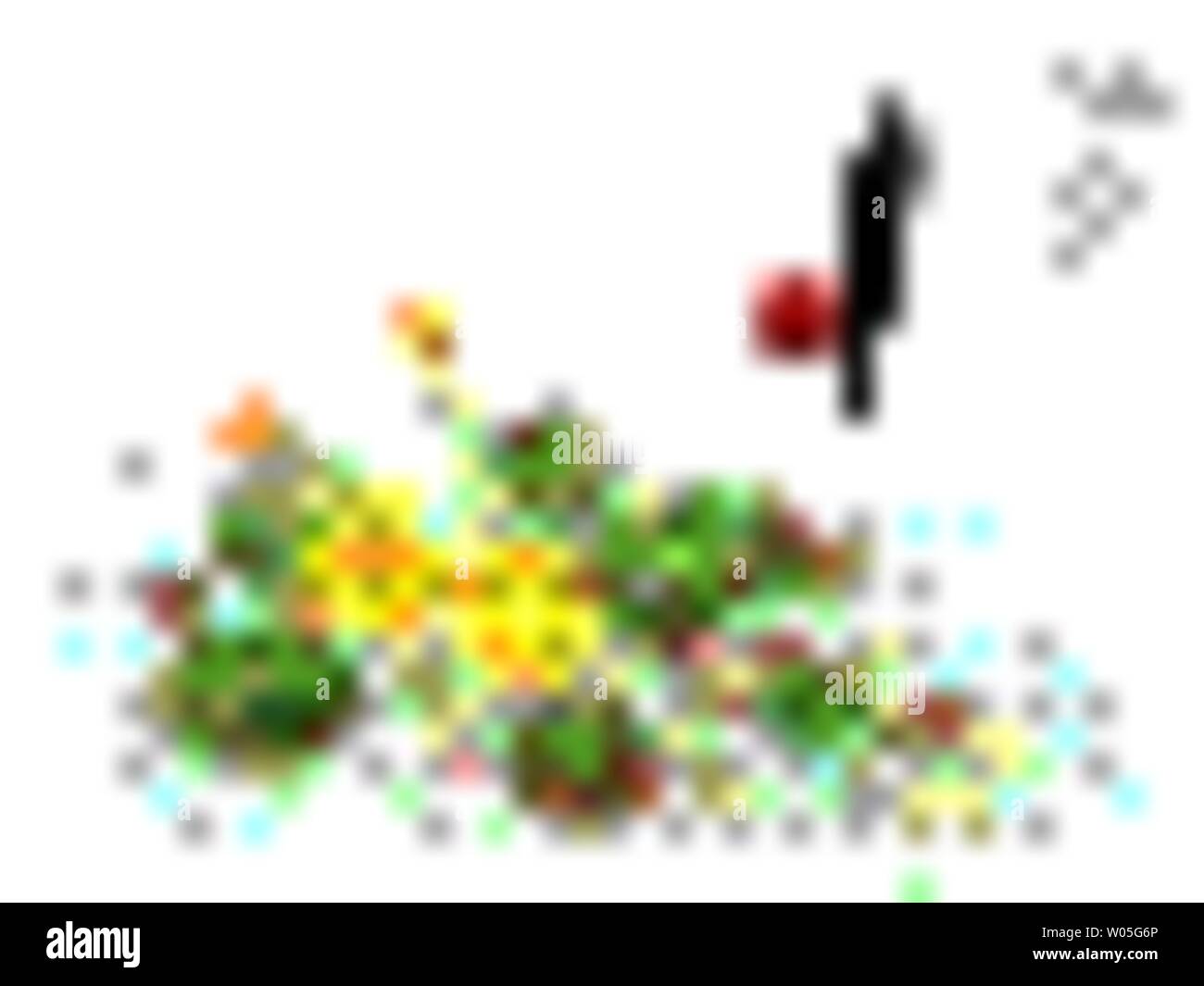 Acquerello inchiostro cinese di vernice illustrazione arte natura pianta dal libro di canzoni Nymphoides peltatum. La traduzione per la parola cinese : Piante e Ny Illustrazione Vettoriale