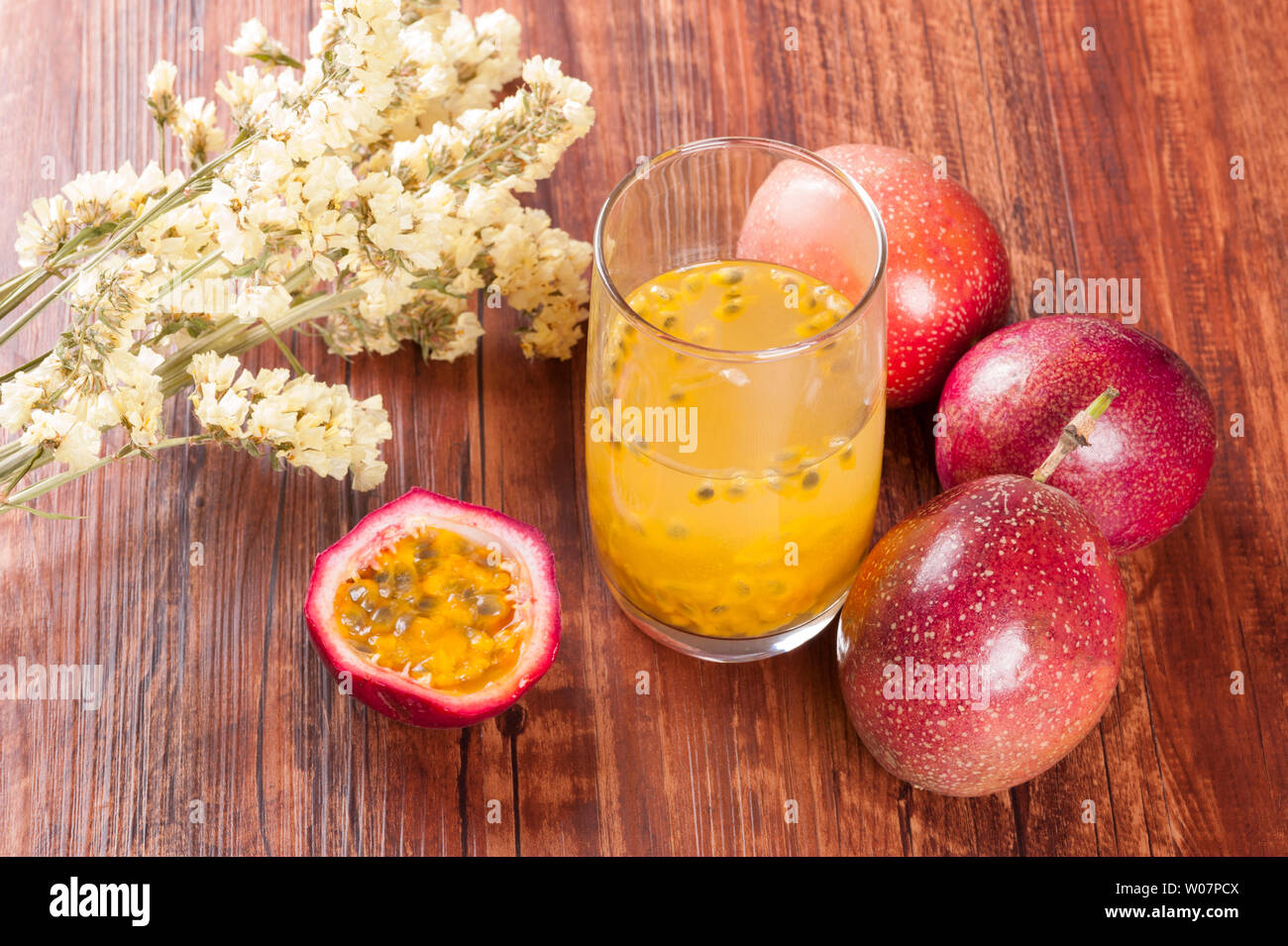 passionfruit Foto Stock