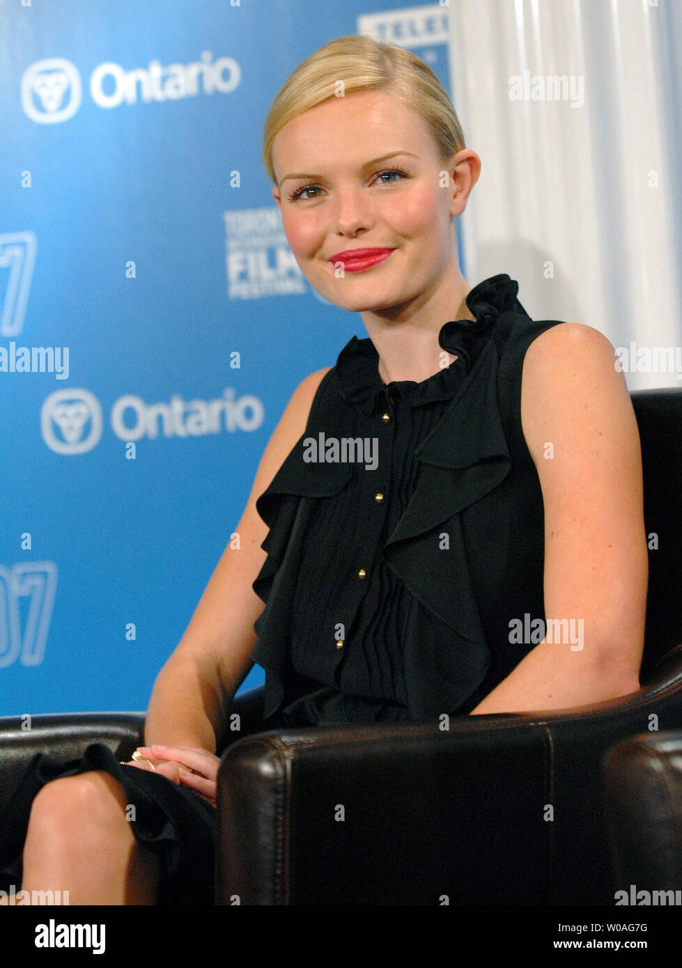 Kate Bosworth assiste al Toronto International Film Festival conferenza stampa per "la ragazza nel parco" al Sutton Place Hotel a Toronto in Canada il 10 settembre 2007. (UPI foto/Christine masticare) Foto Stock