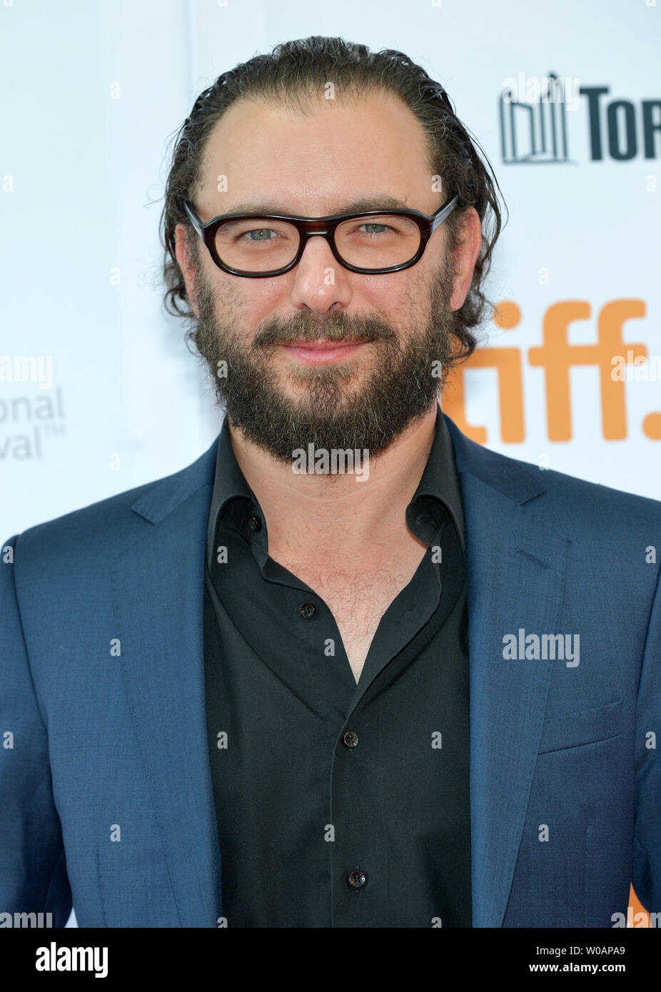 Il regista Michael R. Roskam arriva per il Toronto International Film Festival premiere di "La Caduta" al Princess of Wales Theatre di Toronto in Canada il 5 settembre 2014. UPI foto/Christine masticare Foto Stock