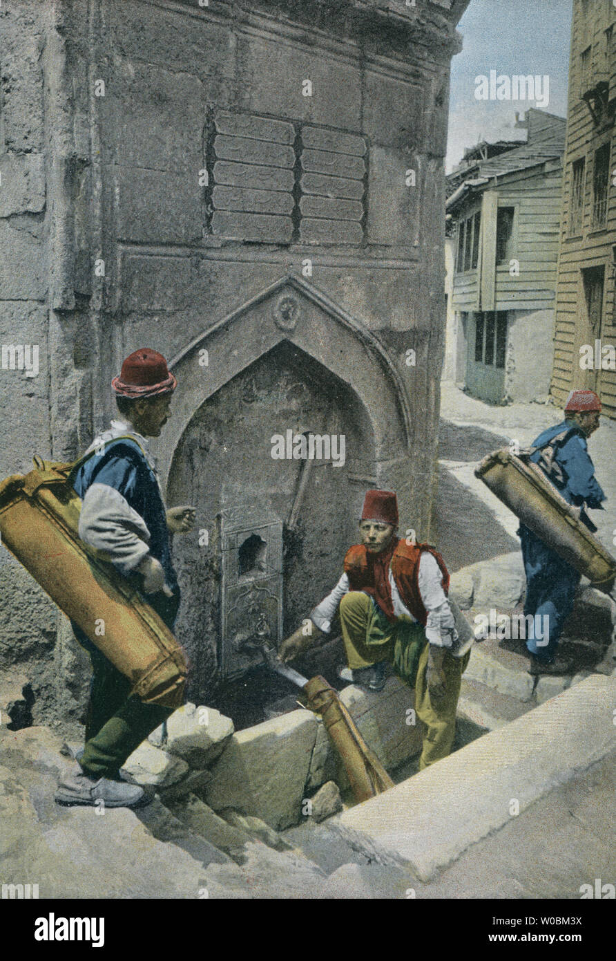 Acqua potabile,Costantinopoli,cisterna Foto Stock