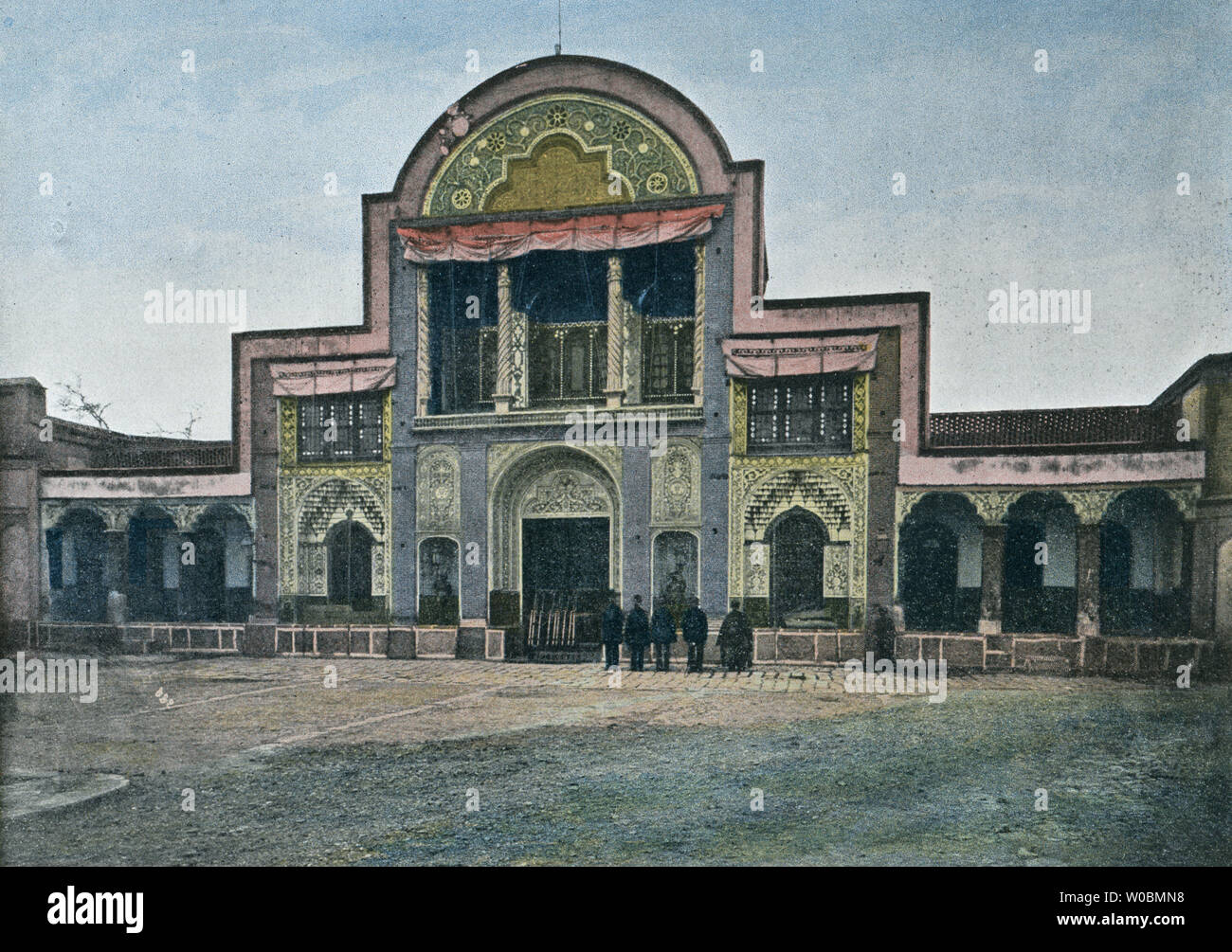 Palace,1900,Teheran Foto Stock