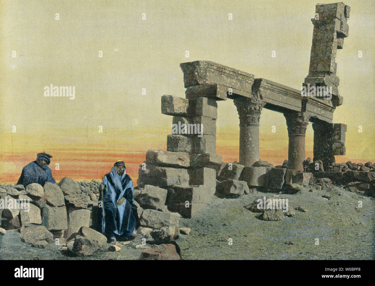 Rovine,siria Foto Stock