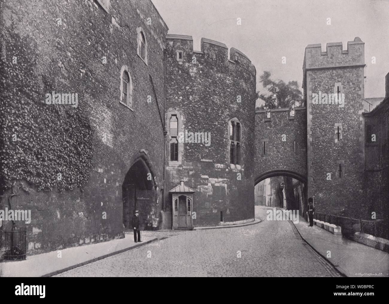 La Torre - Il Bloody Tower. Londra 1896 antica vintage delle immagini di stampa Foto Stock