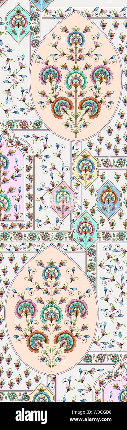 Silky Allover Pattern Foto Stock