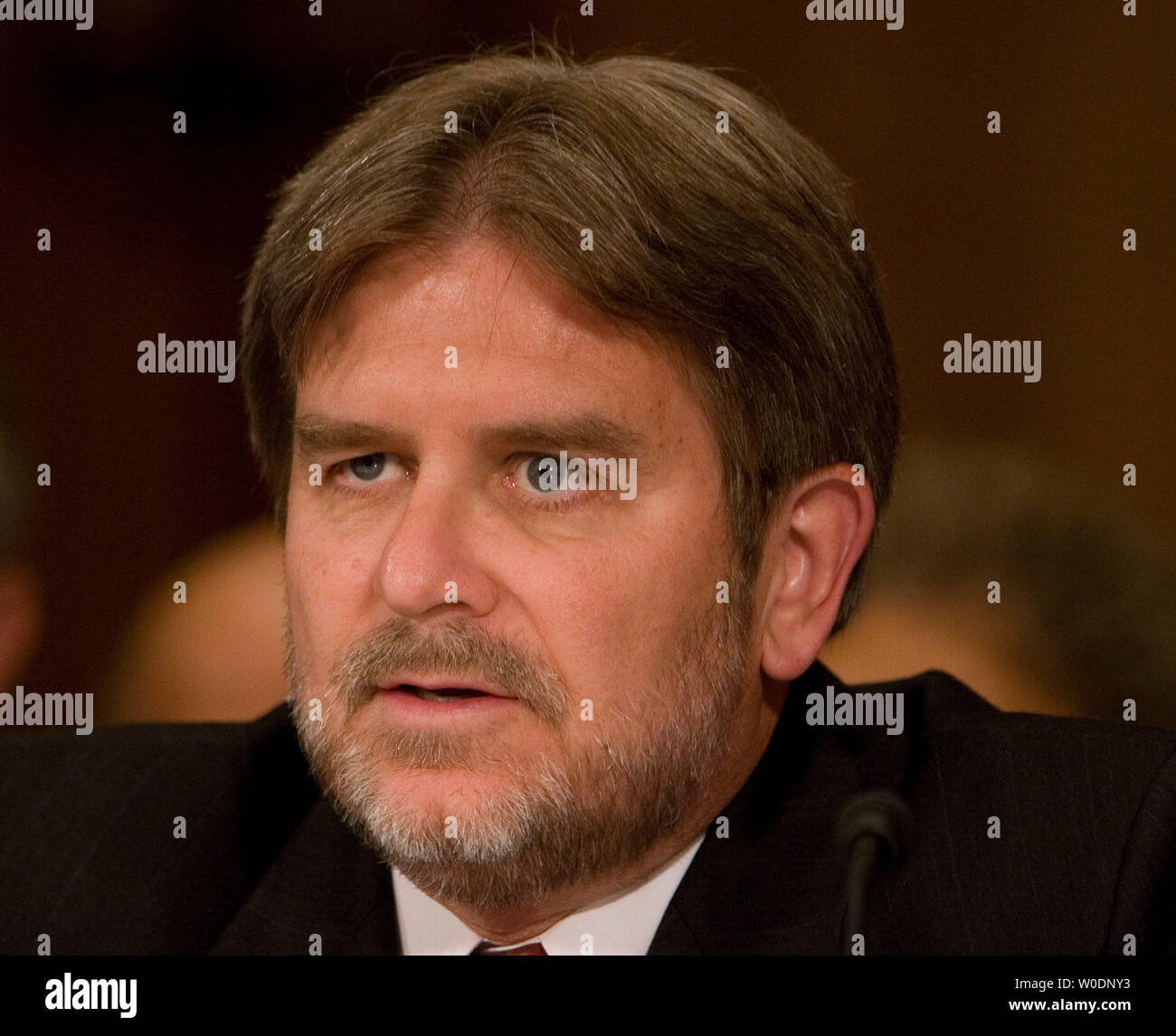 Charles inglese, nominee per Ambasciatore di Bosnia Erzegovina, testimonia ad una audizione di conferma prima del Senato Comitato delle Relazioni Estere sul Campidoglio di Washington il 21 giugno 2007. (UPI foto/David Brody) Foto Stock